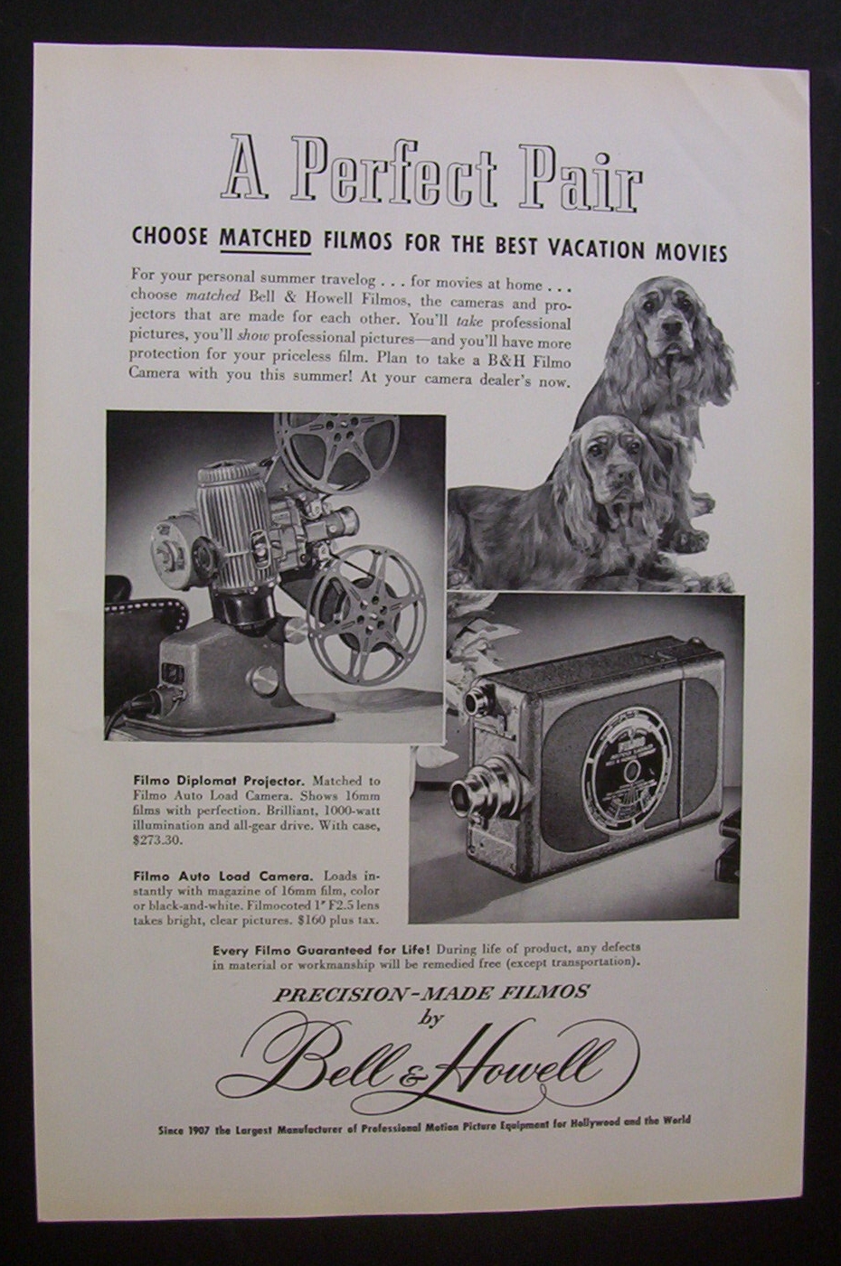 1949  Bell  &  Howell  Filmo