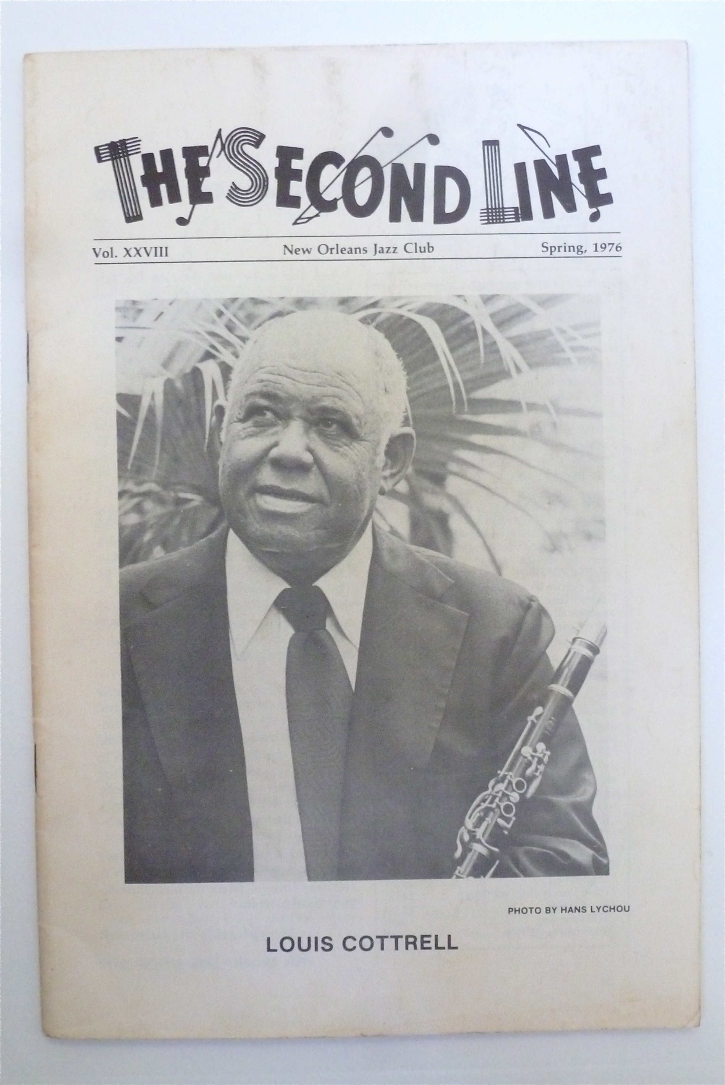 Second Line Spring 1976 Vol XXVIII Blues/Jazz Magazine
