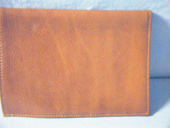 Dark Tan Italian Leather Mens Wallet
