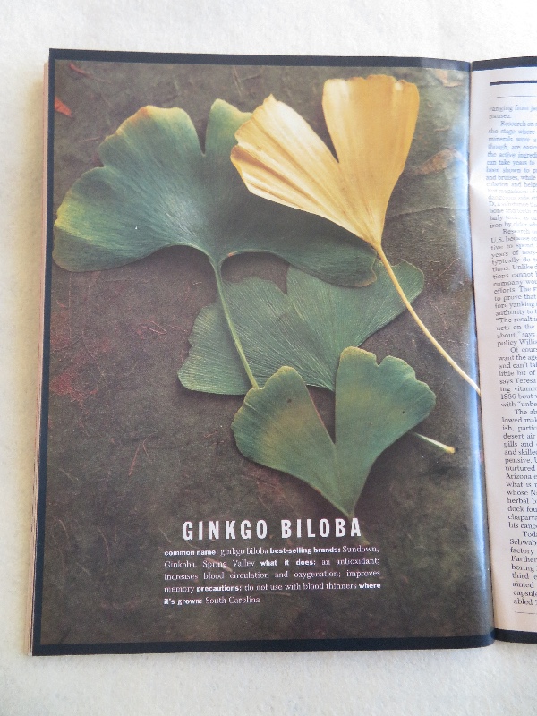 Time Magazine November 23, 1998 The Herbal Medicine Boom