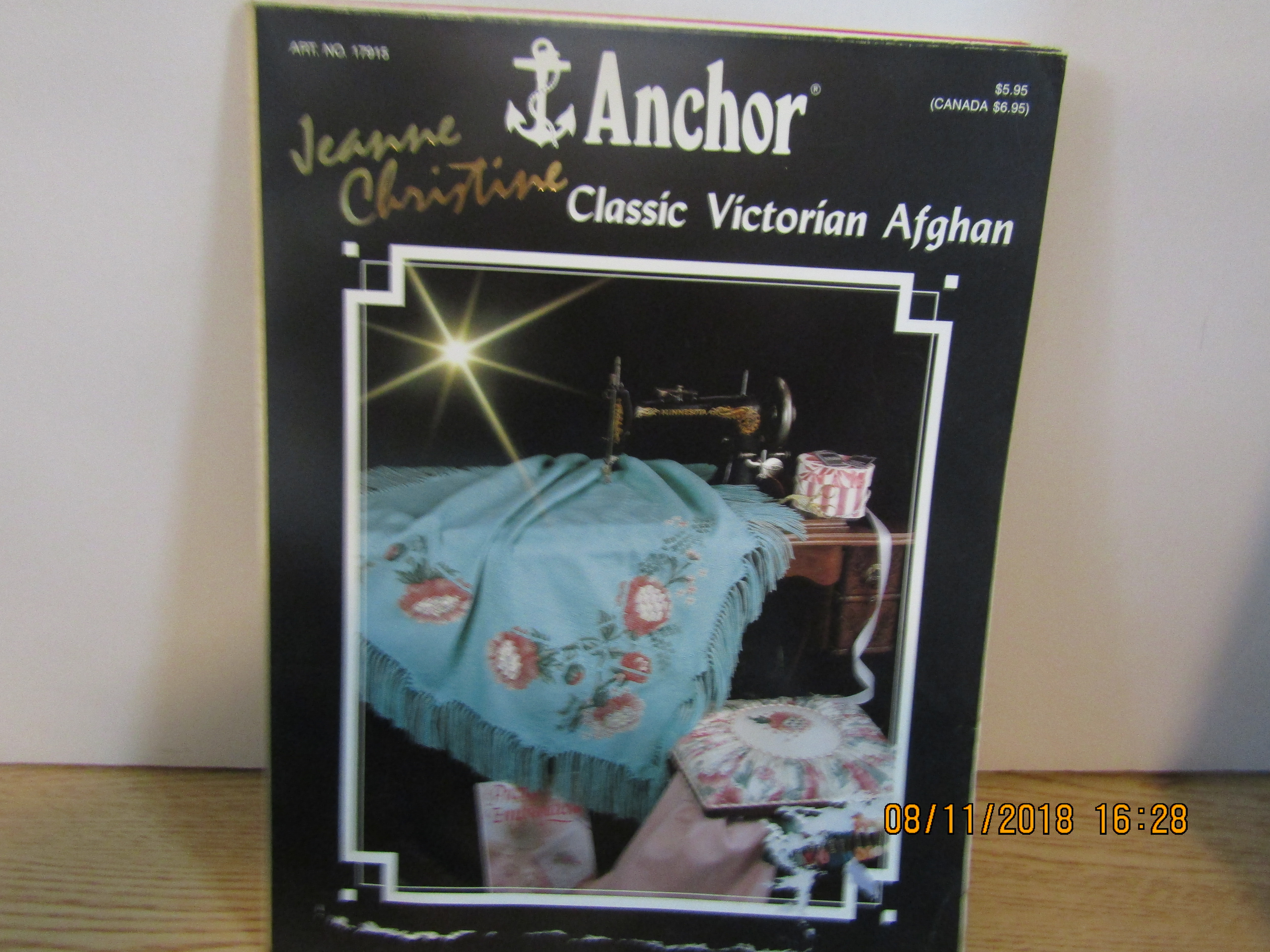 Anchor Classic Victorian Afghan CrossStitch Book #17915