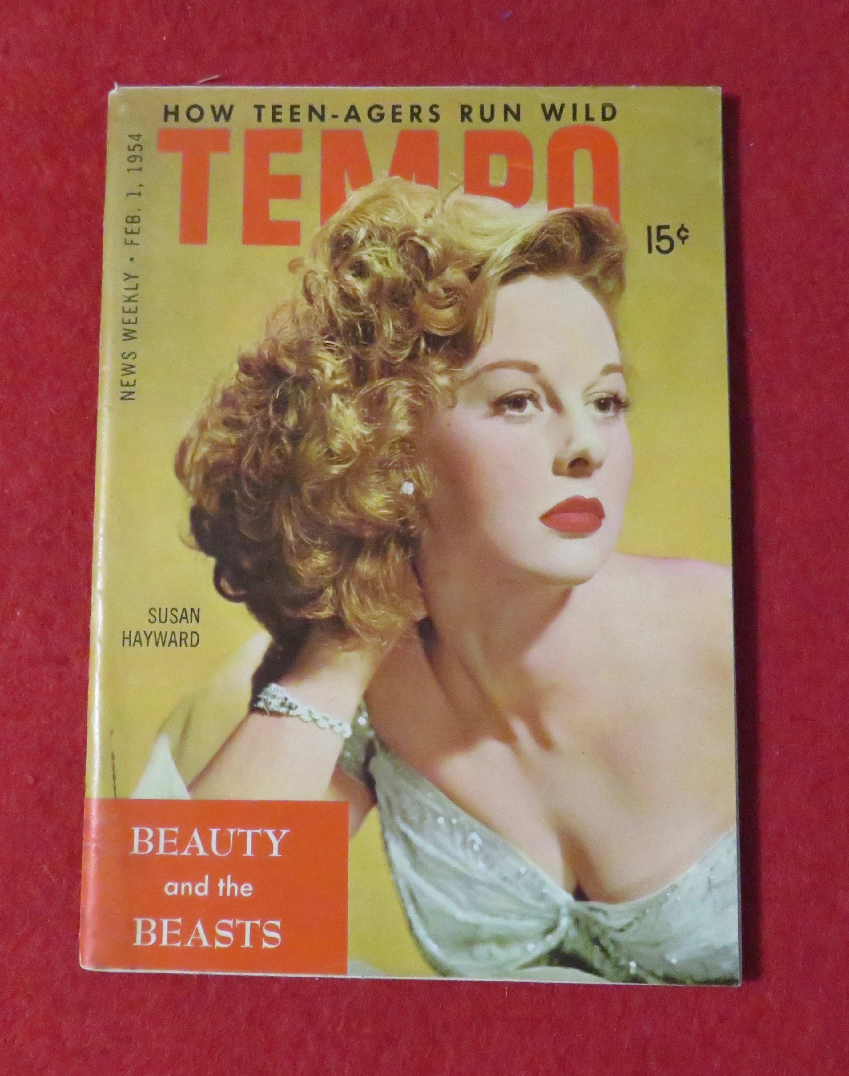 Tempo Magazine February 1, 1954 Susan Hayward