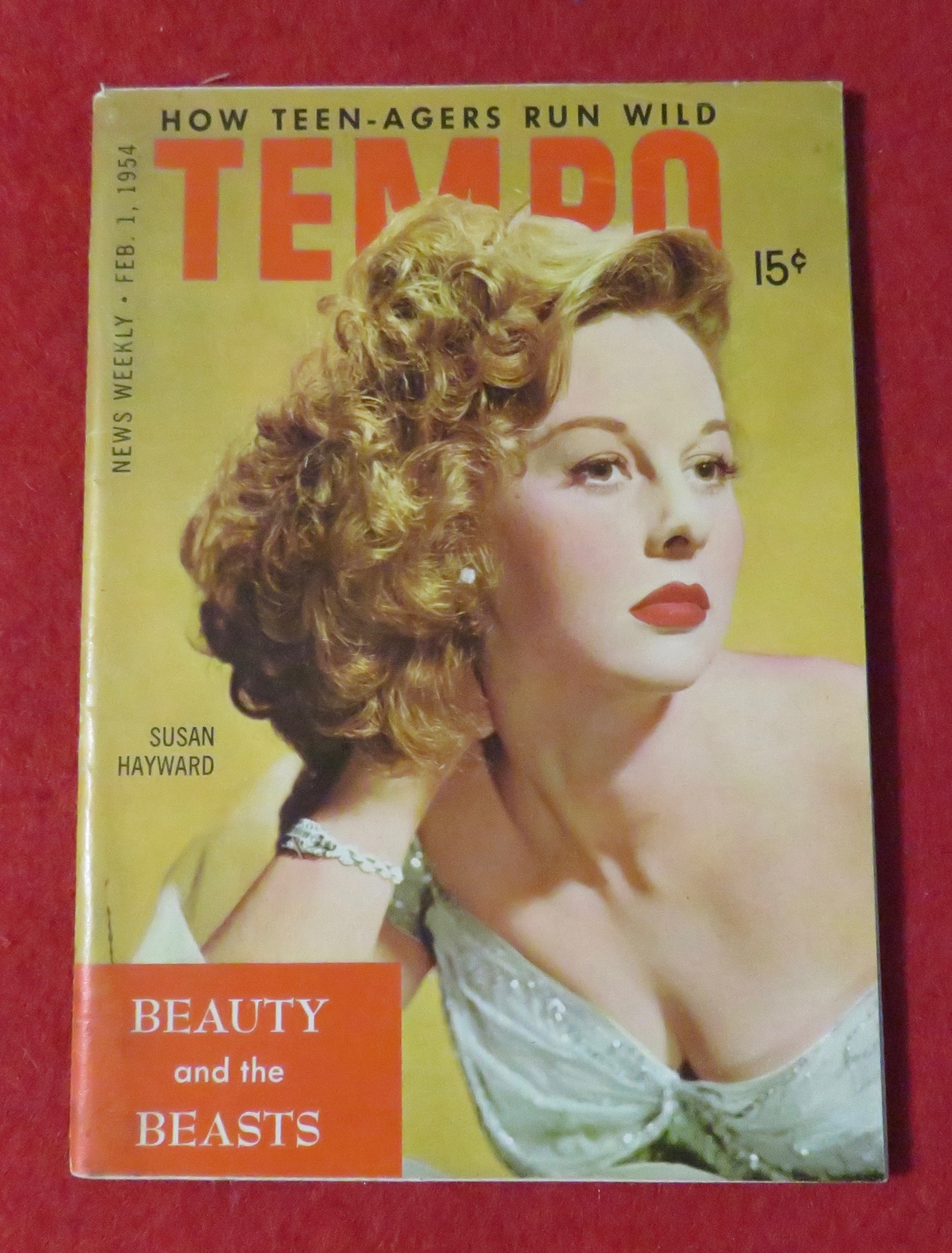 Tempo Magazine February 1, 1954 Susan Hayward