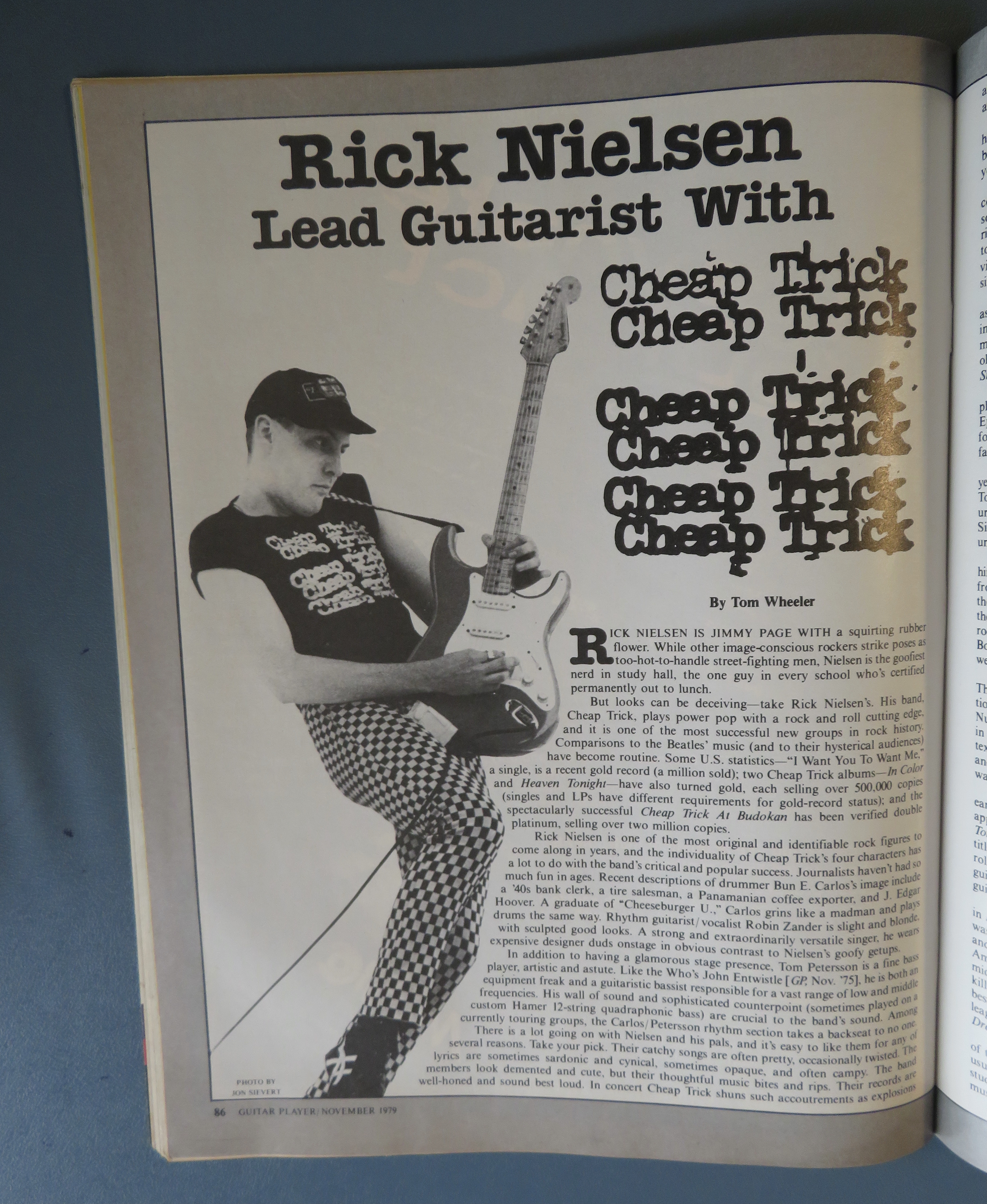 Guitar Player Magazine November 1979 Rick Nielsen