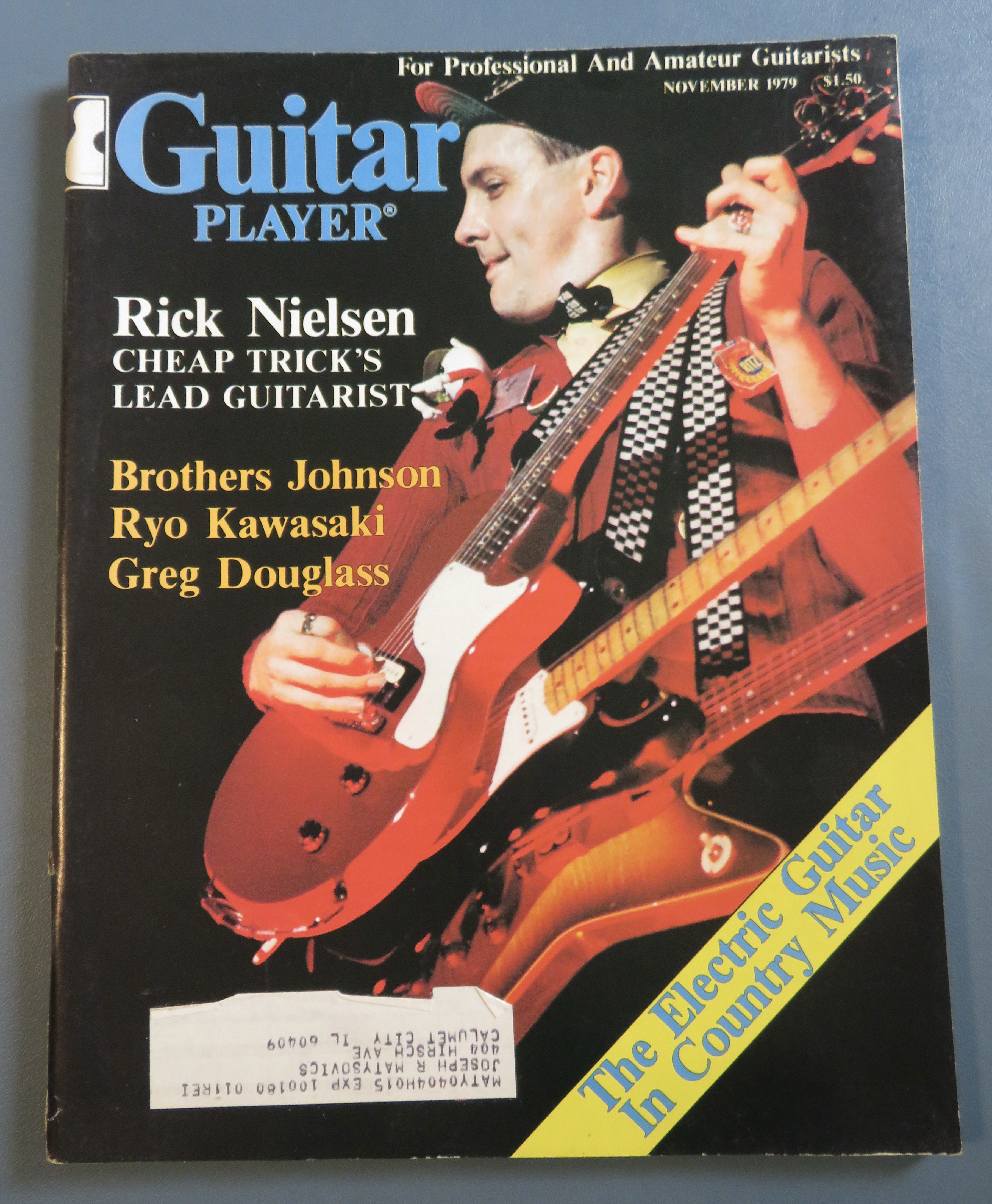 Guitar Player Magazine November 1979 Rick Nielsen