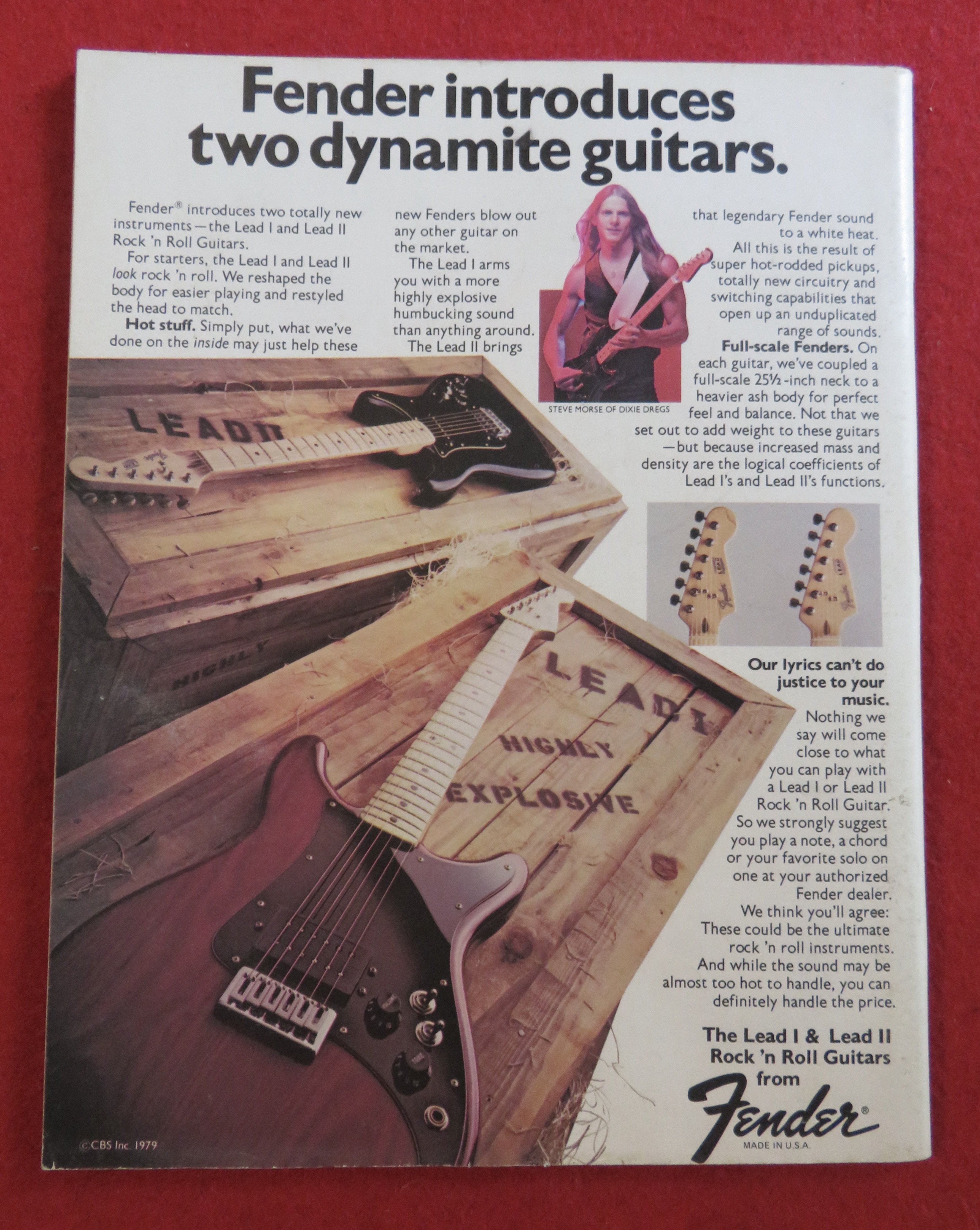 Guitar Player Magazine November 1979 Rick Nielsen