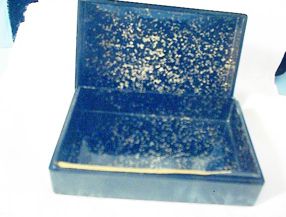 Black Laquer Oriental Jewel Box.