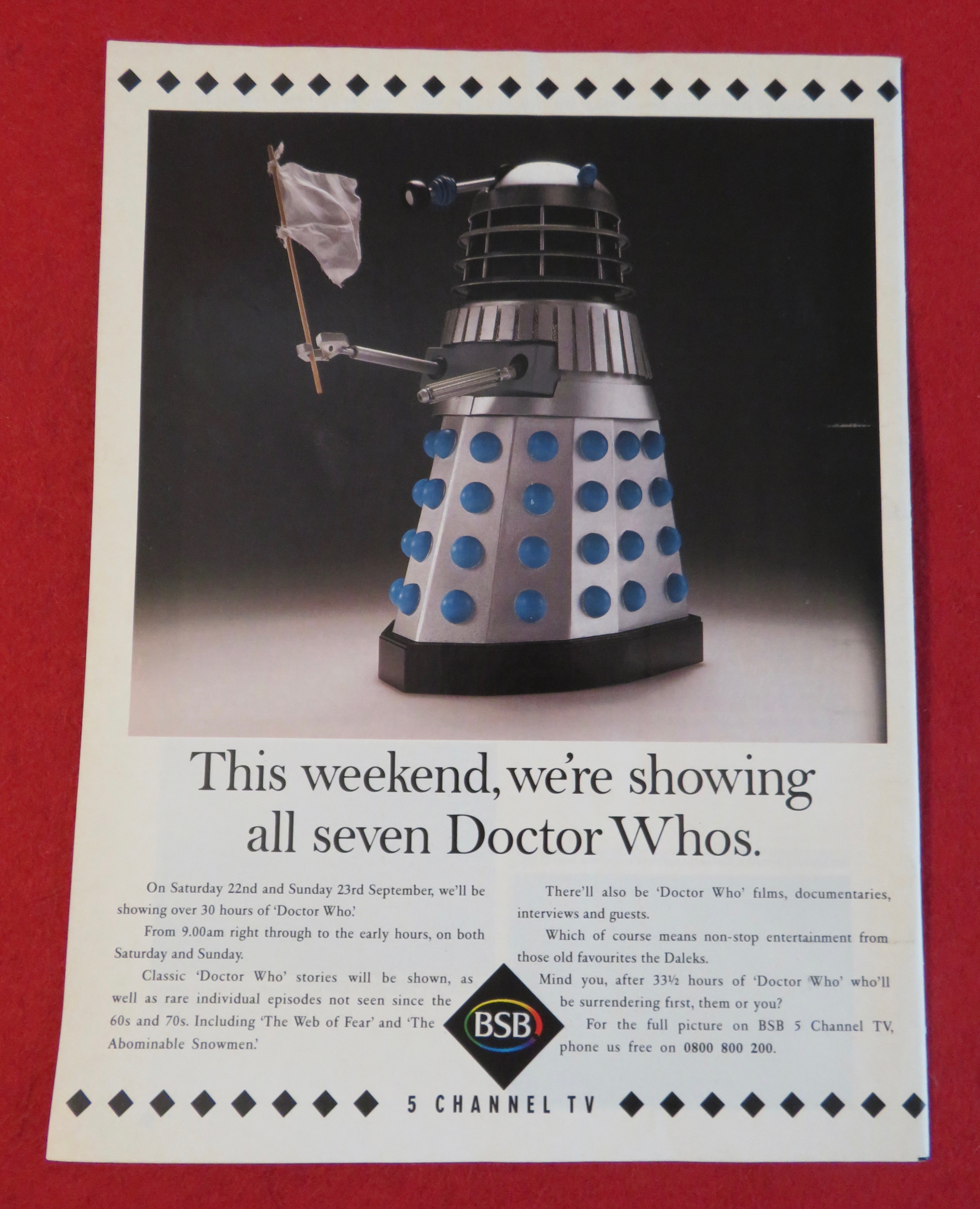 Doctor (Dr) Who Magazine October 3, 1990