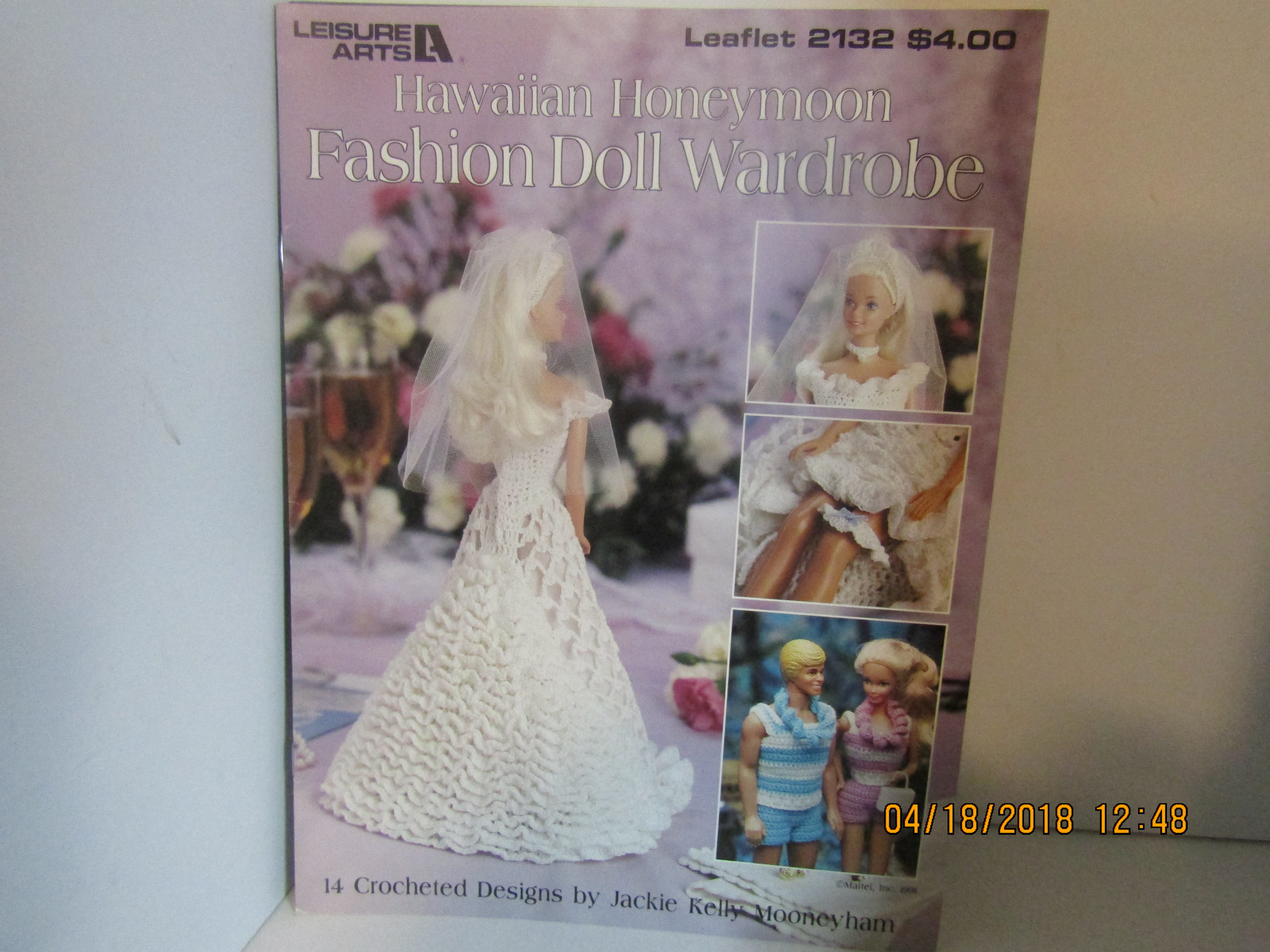Leisure Arts Hawaiian Fashion Doll Wardrobe #2132