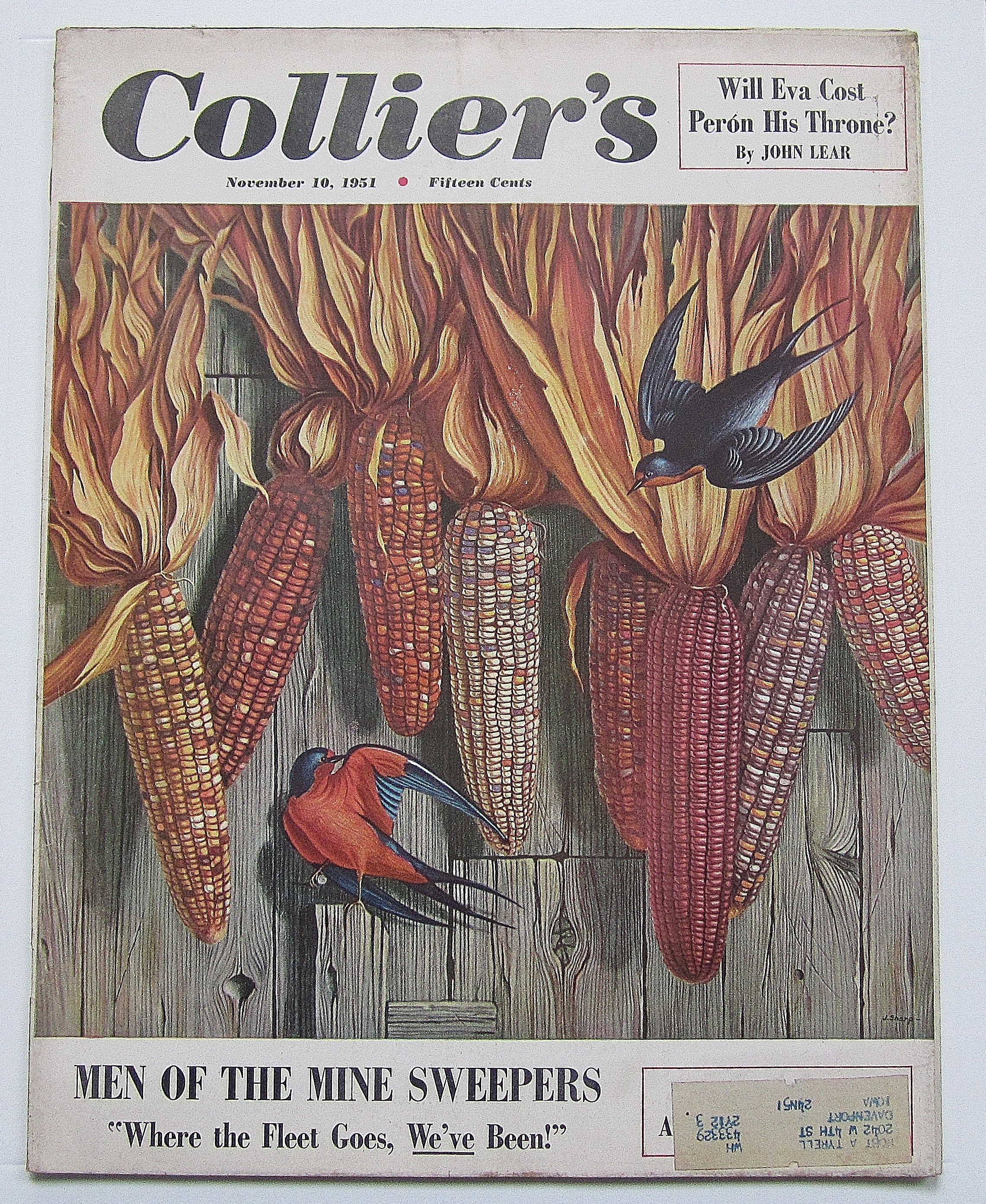 Collier's Magazine November 10, 1951 Eva Peron