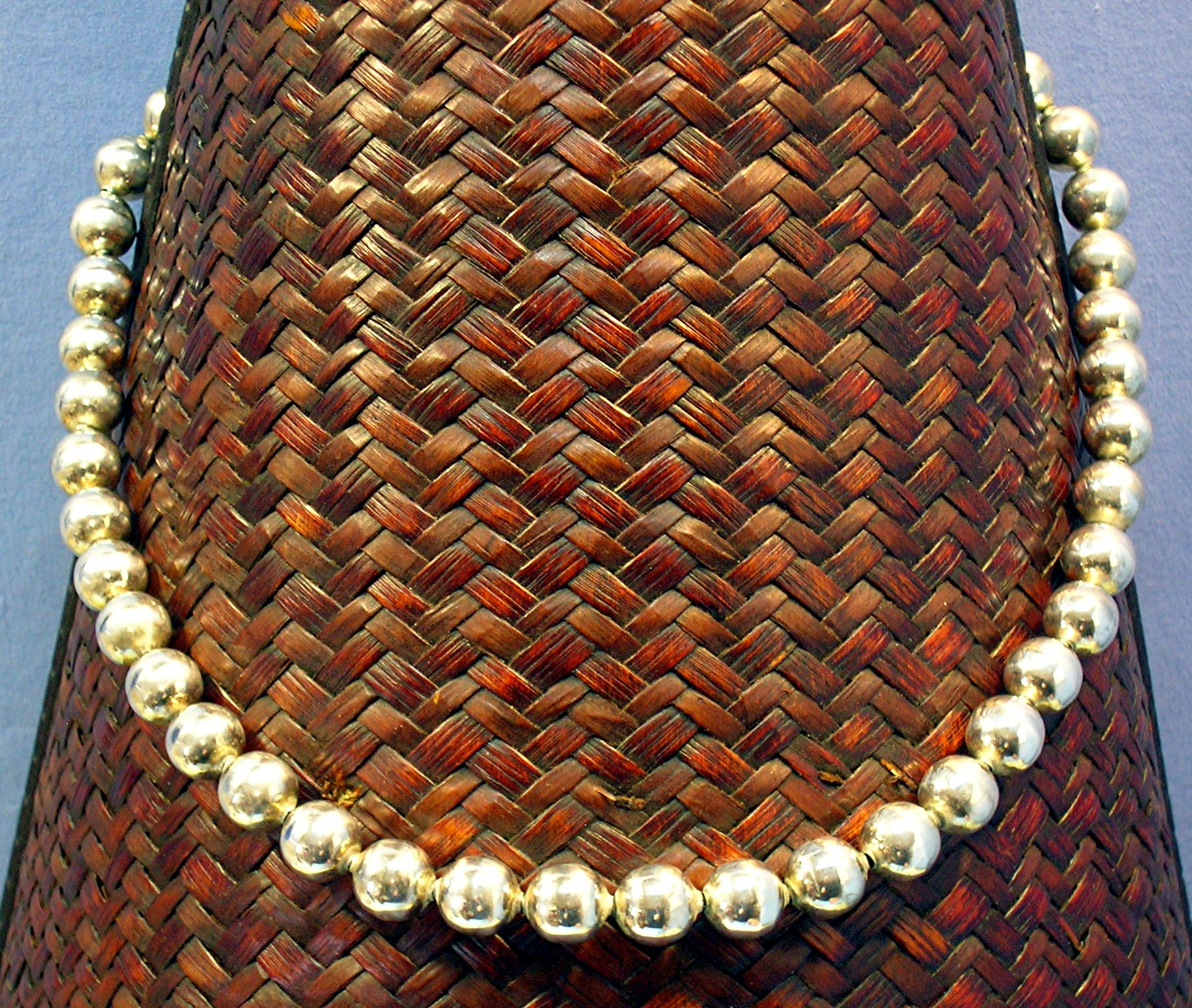 Taxco Mexico Sterling Silver 25 Inch Beads Mexico Neckl