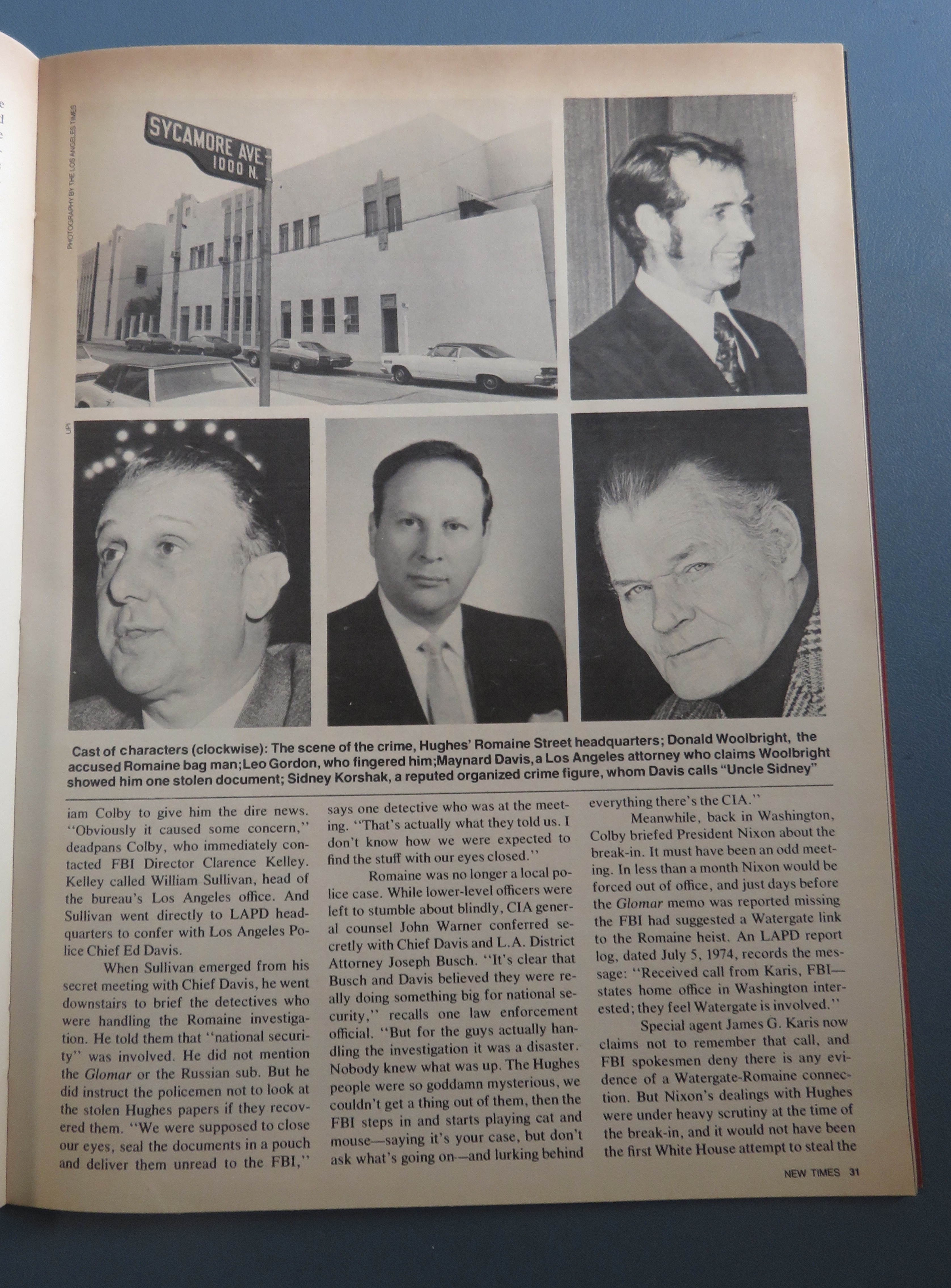 New Times Magazine January 21, 1977 Great Hughes Heist