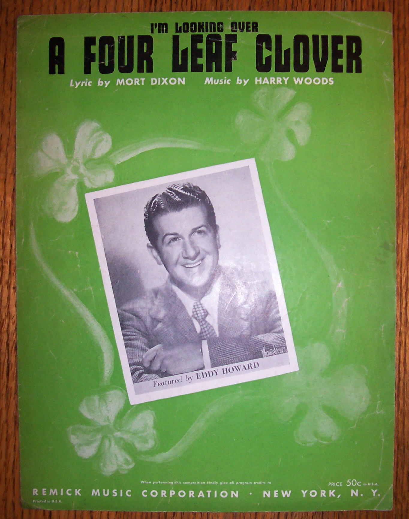 Sheet Music / 1927 I'm Looking Over A Four Leaf Clover