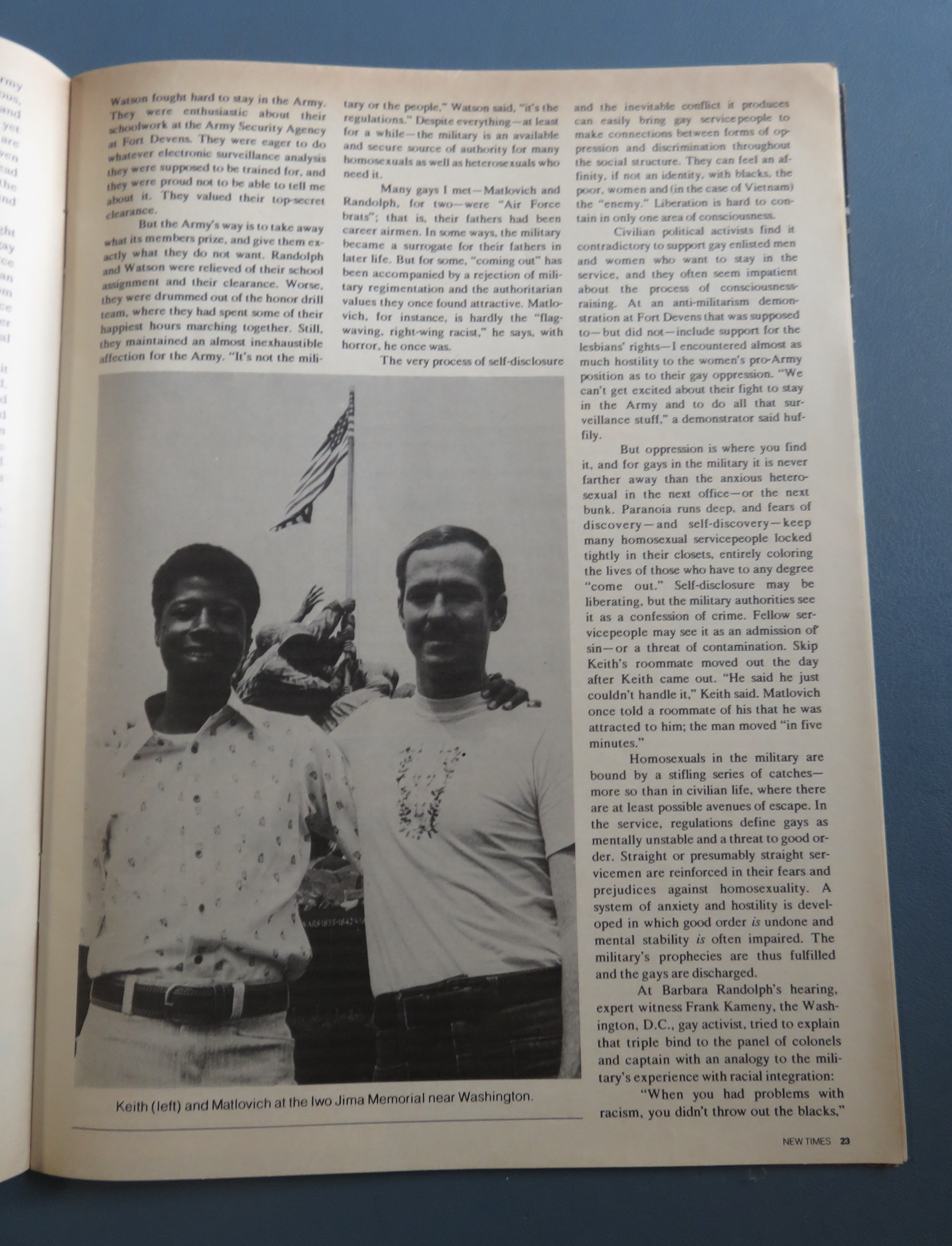 New Times Magazine August 8, 1975 Worshipping Tennis