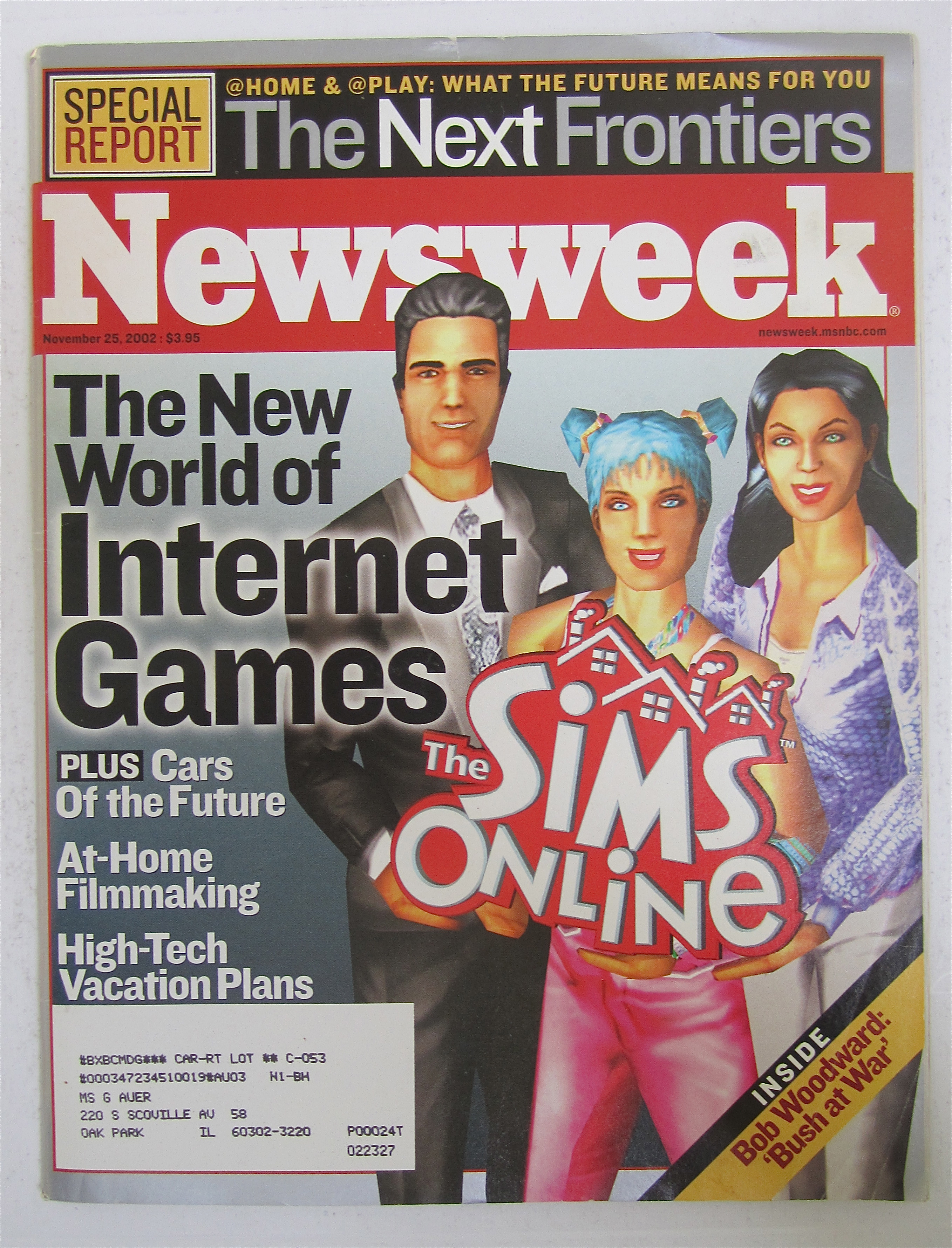 Newsweek Magazine November 25, 2002 Internet Games