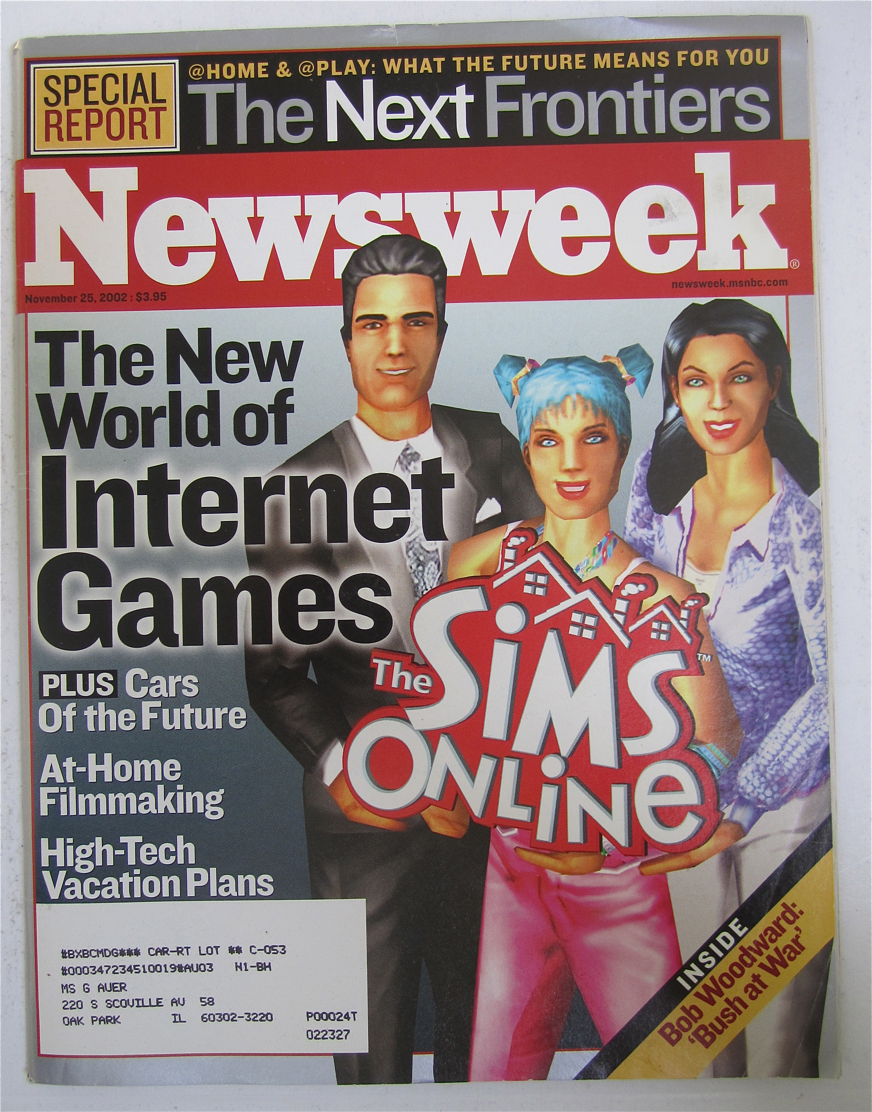 Newsweek Magazine November 25, 2002 Internet Games