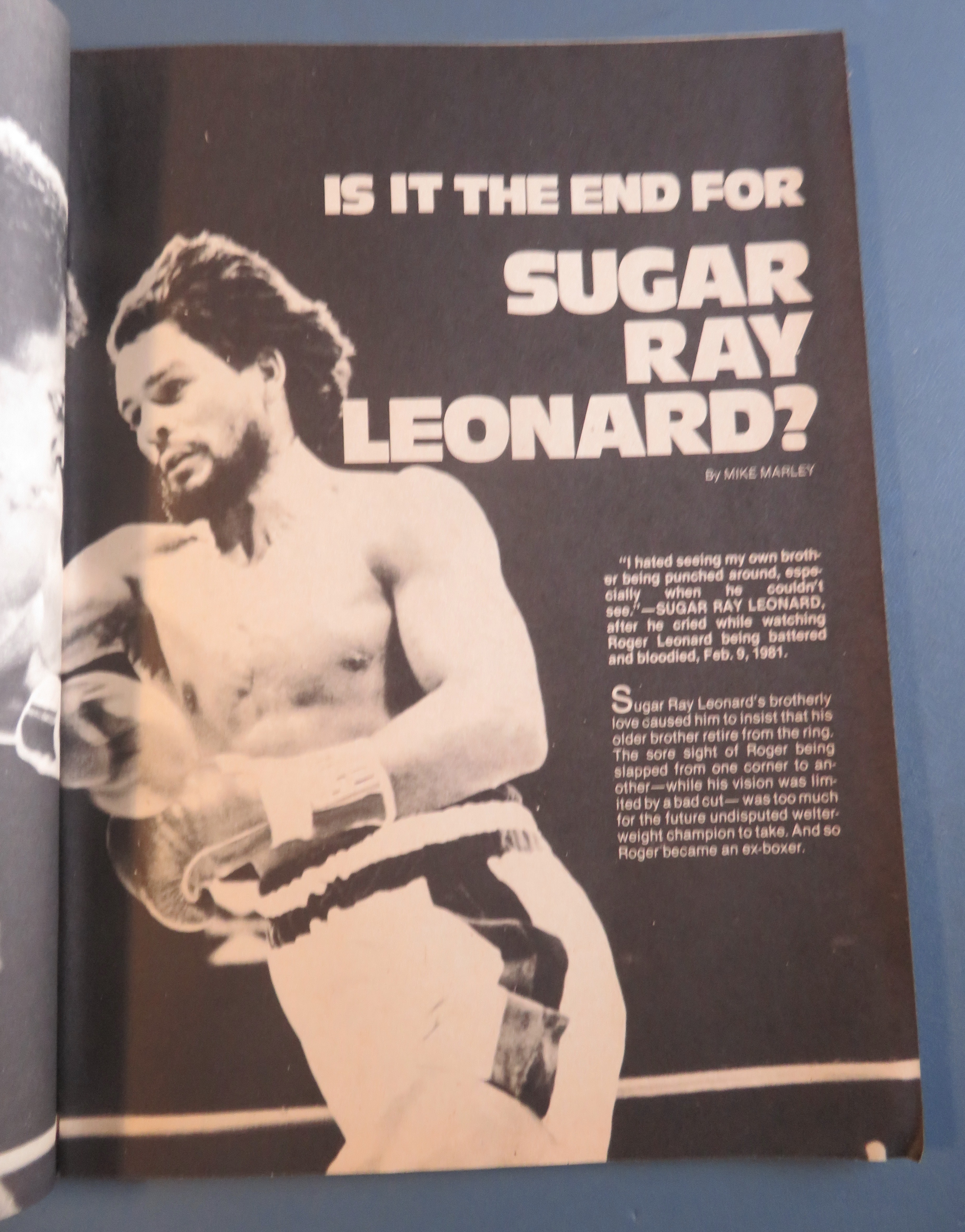 Fight Game Magazine September 1982 Alexis Arguello