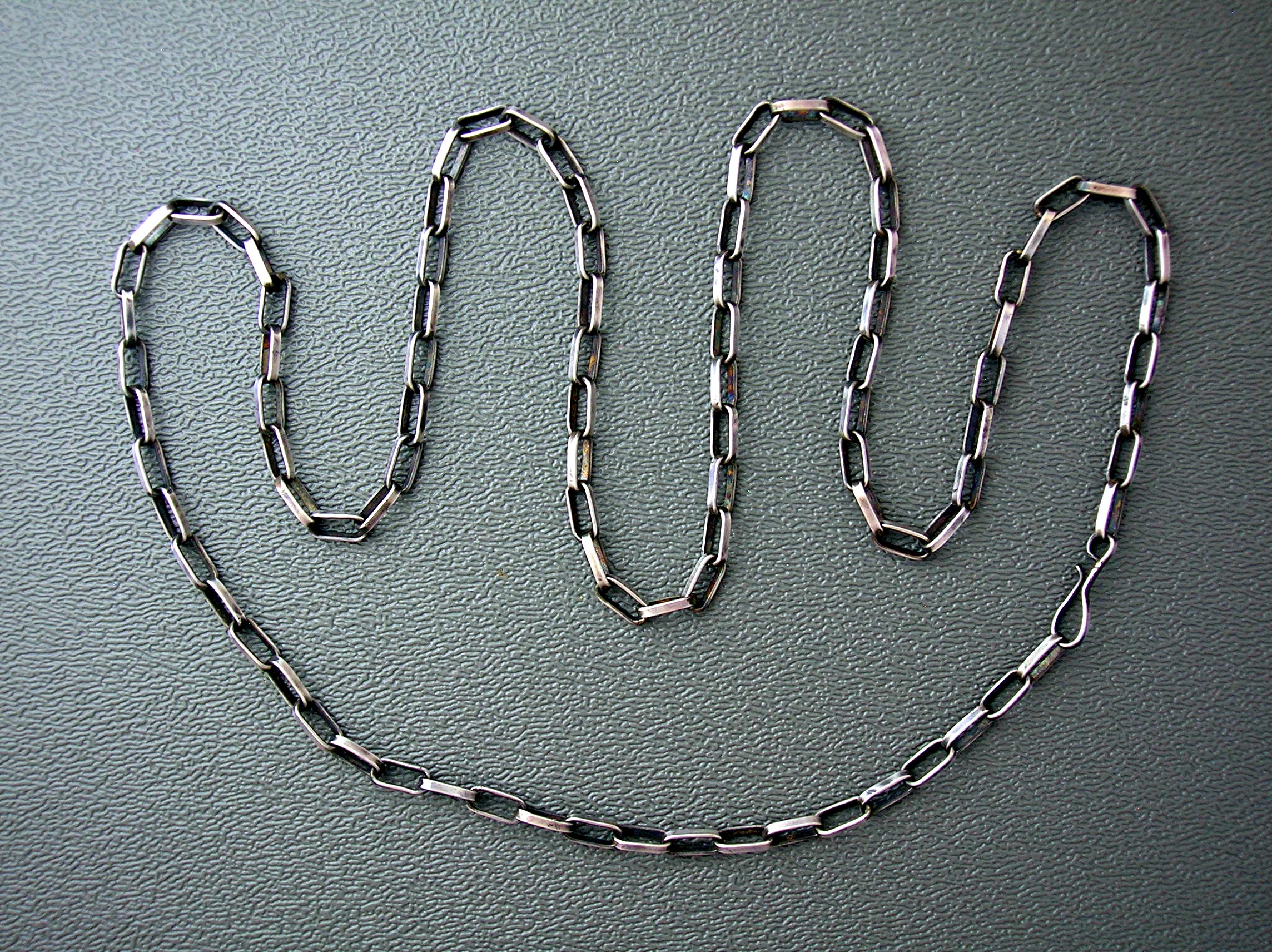 Native American 60s Sterling Silver Handmade Chain