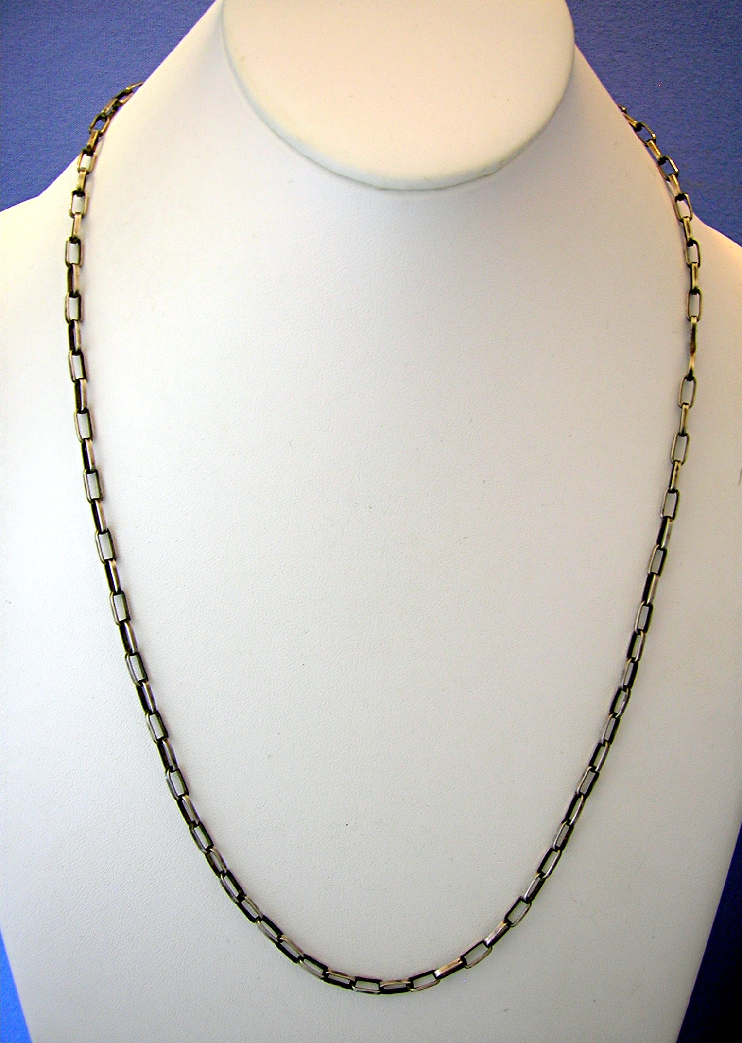 Native American 60s Sterling Silver Handmade Chain