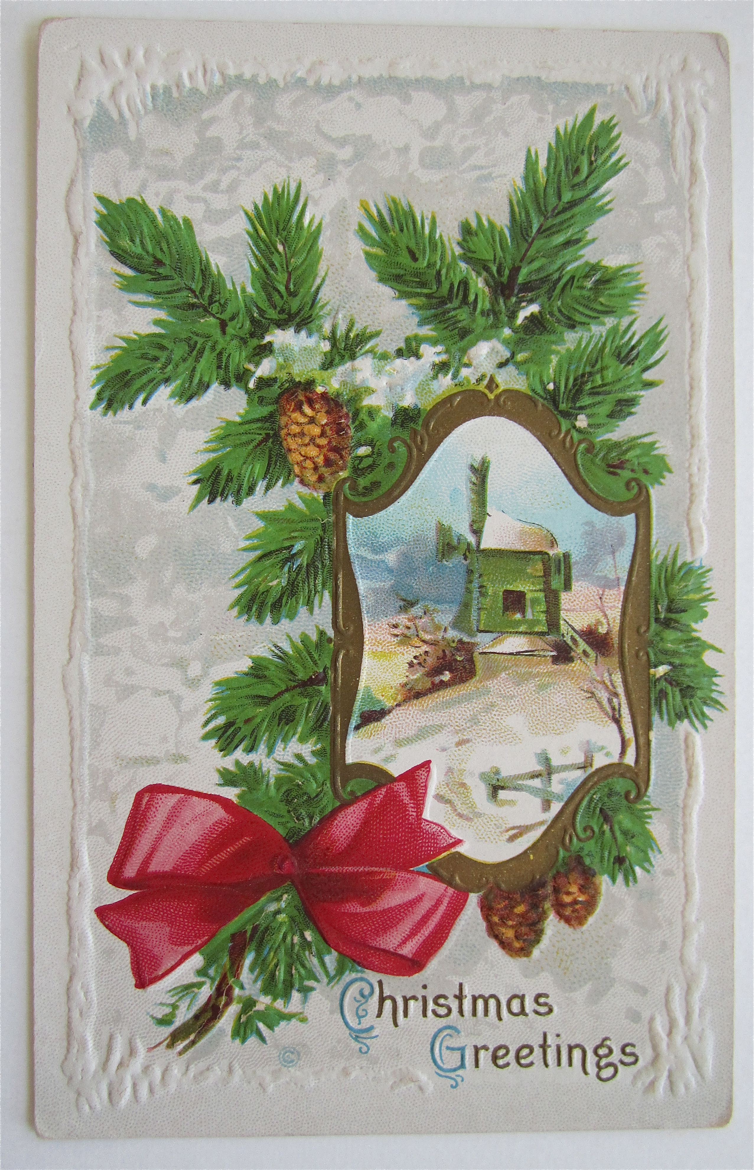 Christmas Greetings Postcard