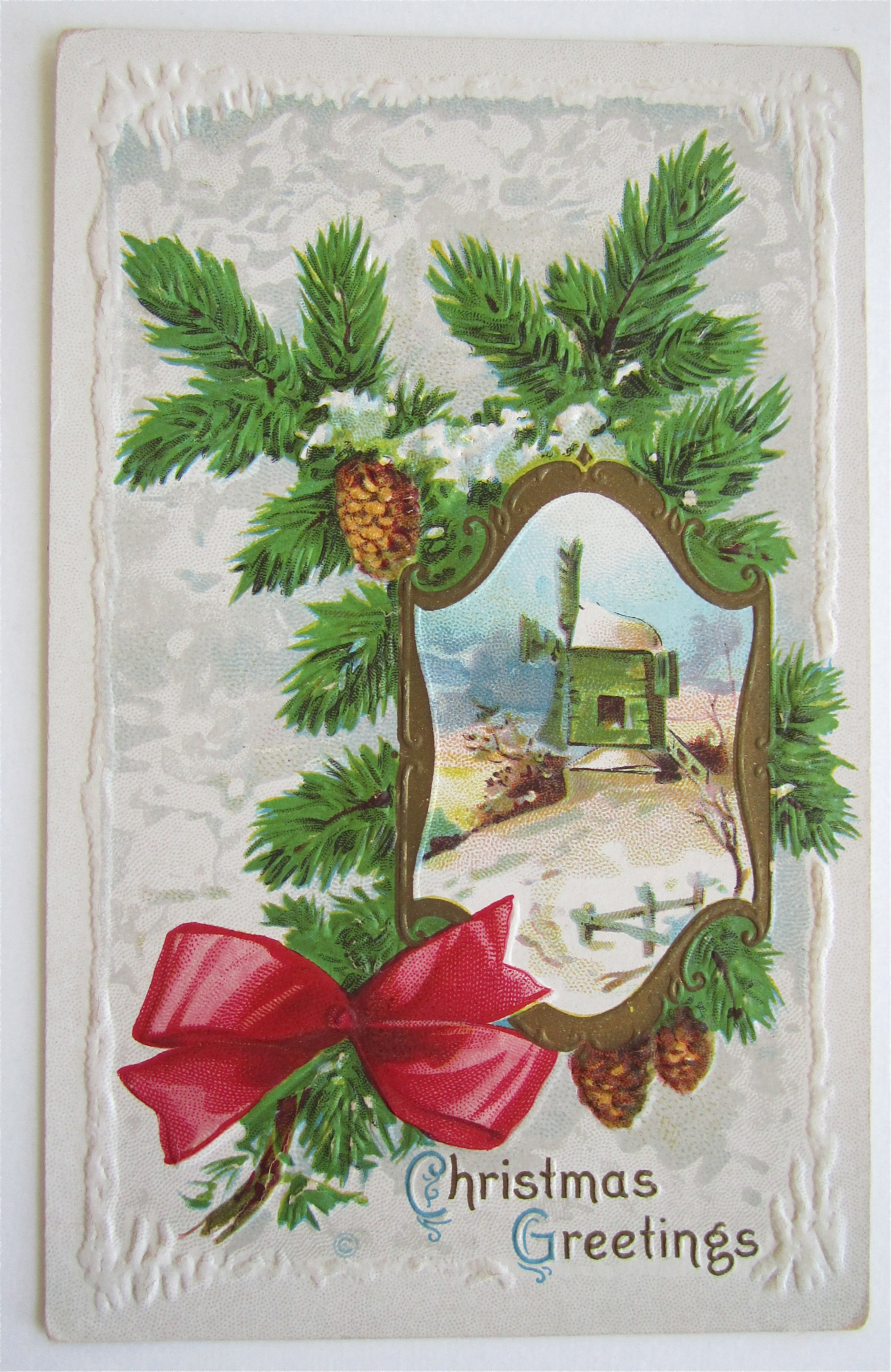 Christmas Greetings Postcard