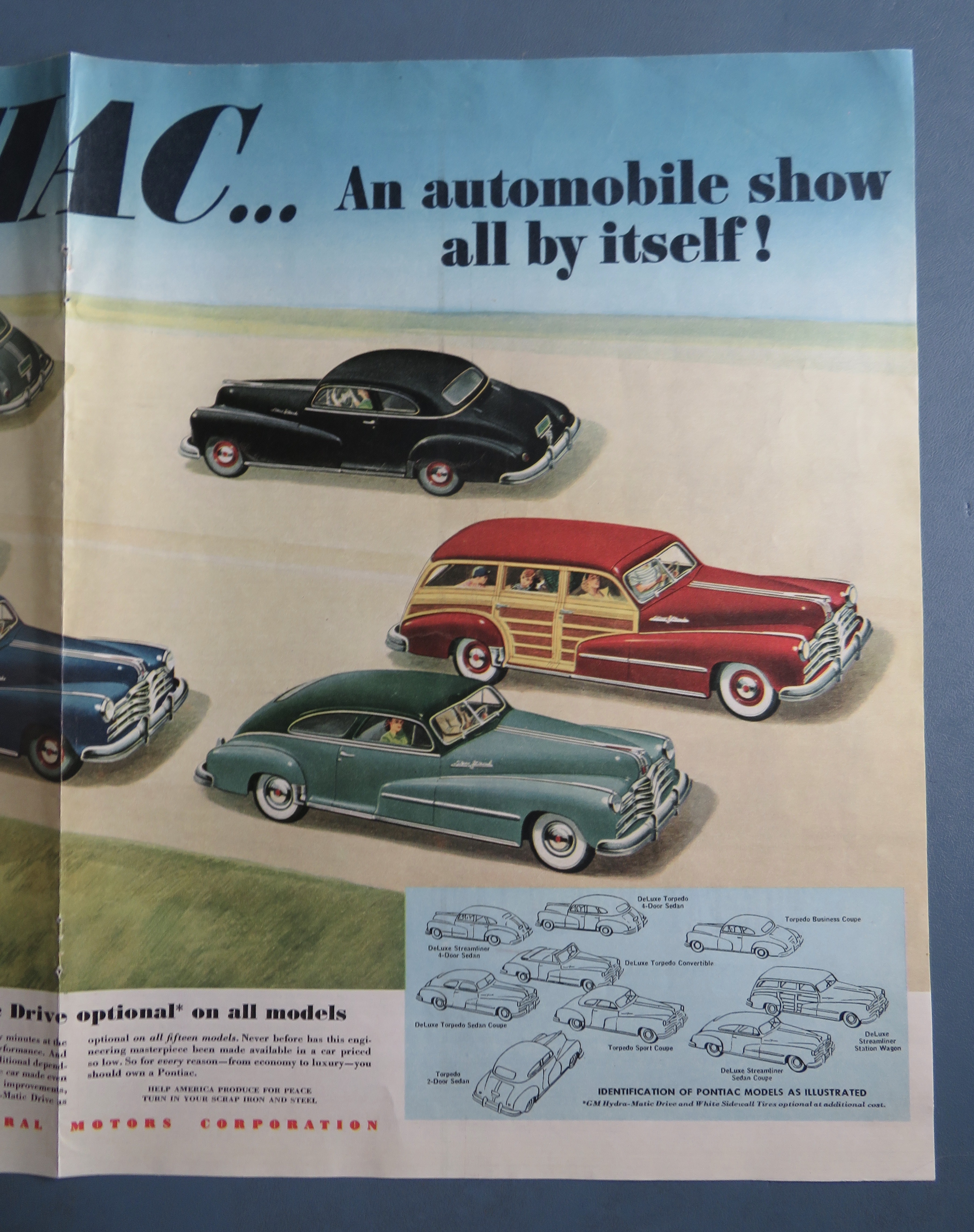 1948 Pontiac Automobile with Automobile Show