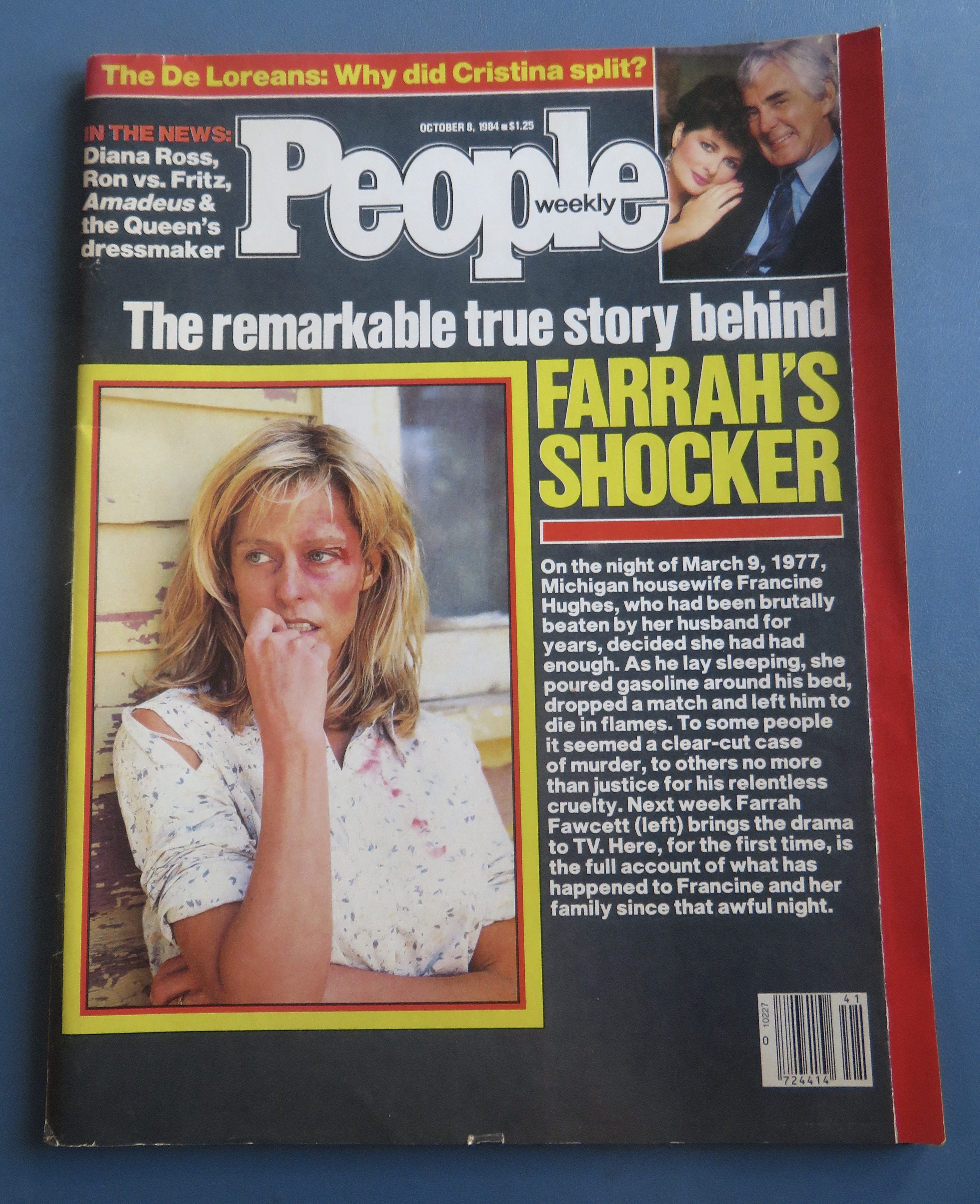 People Weekly Magazine October 8, 1984 Farrah's Shocker