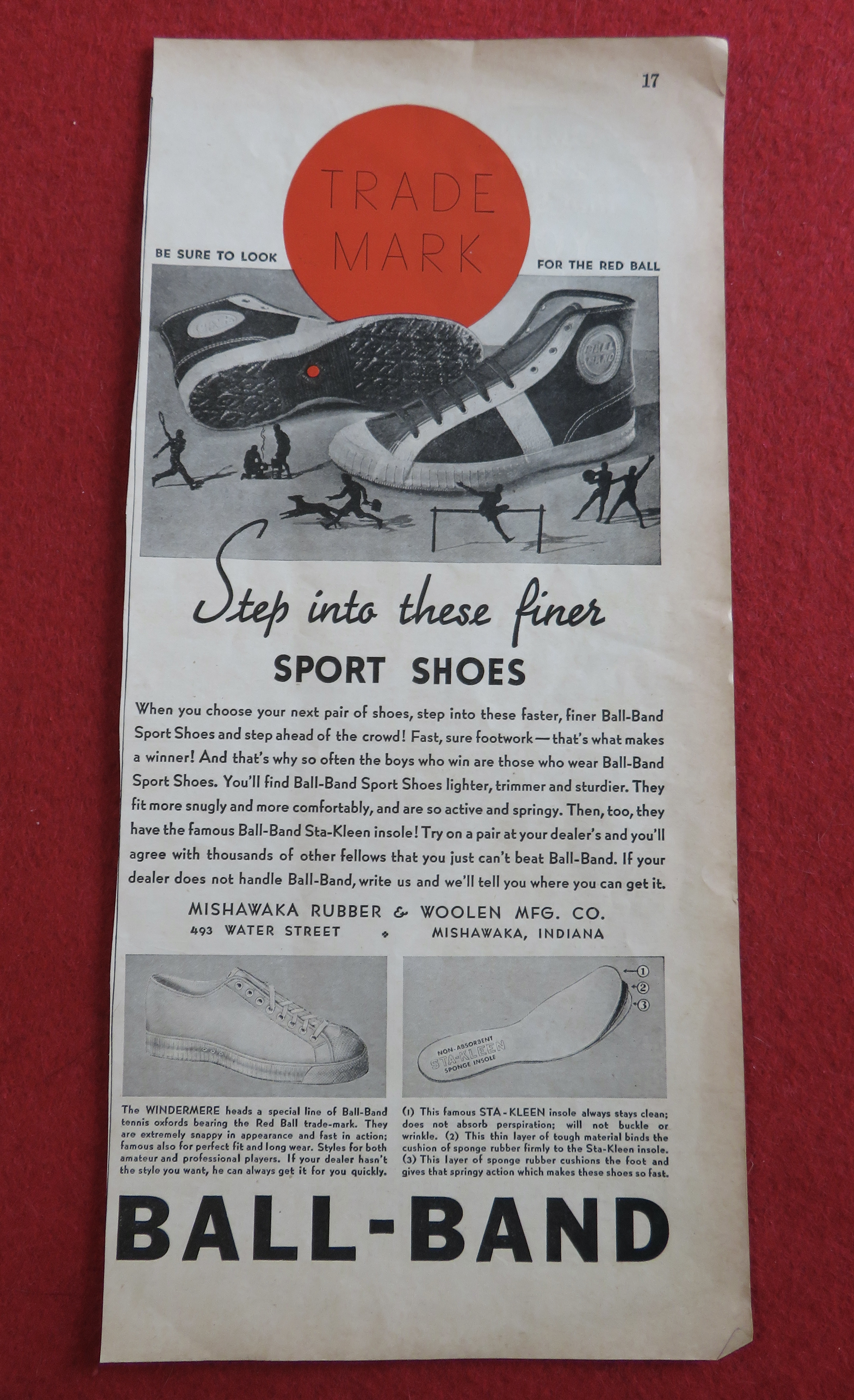 1936 Ball Band with Sport Shoes
