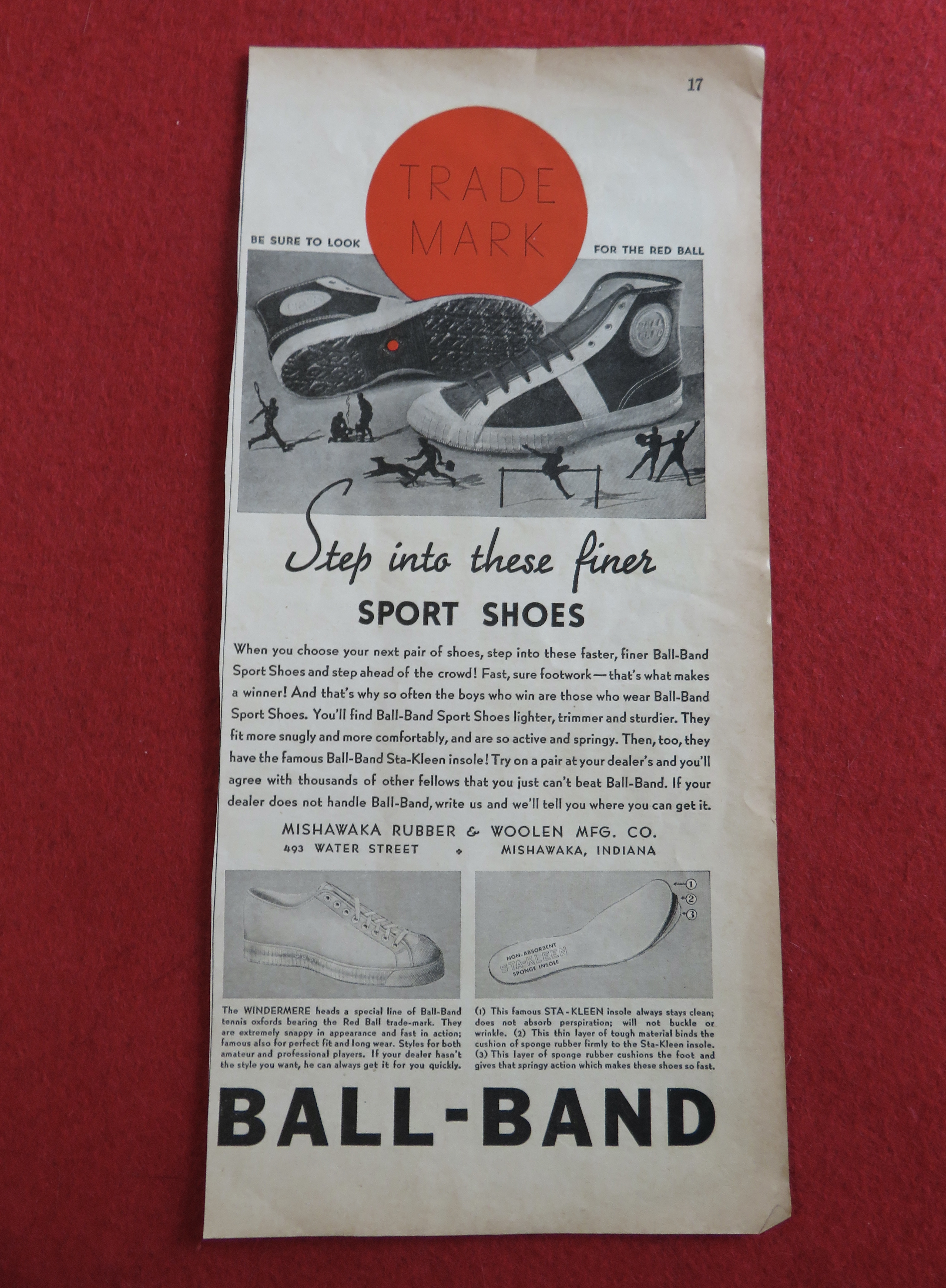 1936 Ball Band with Sport Shoes