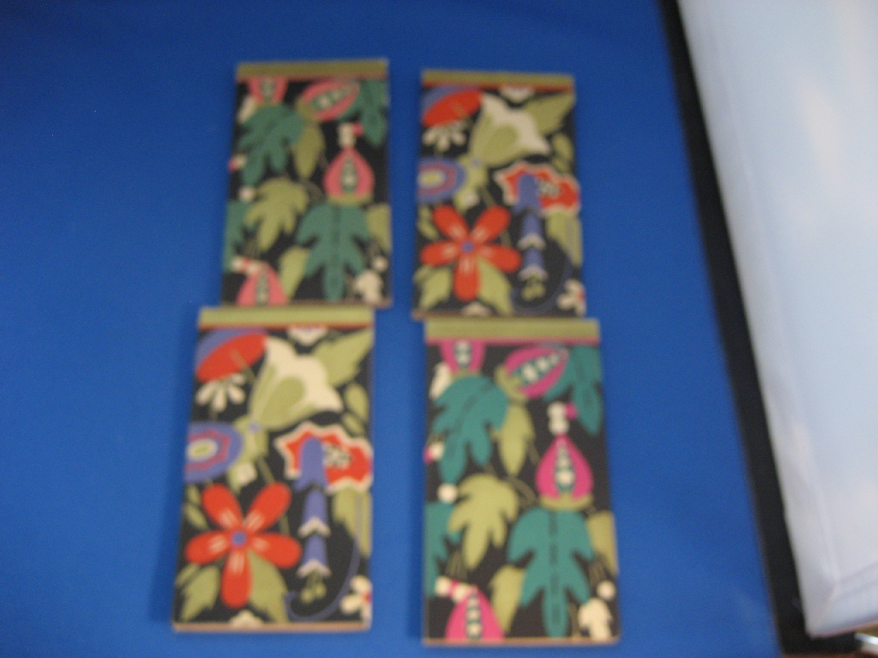 Four Colorful Talley Pads