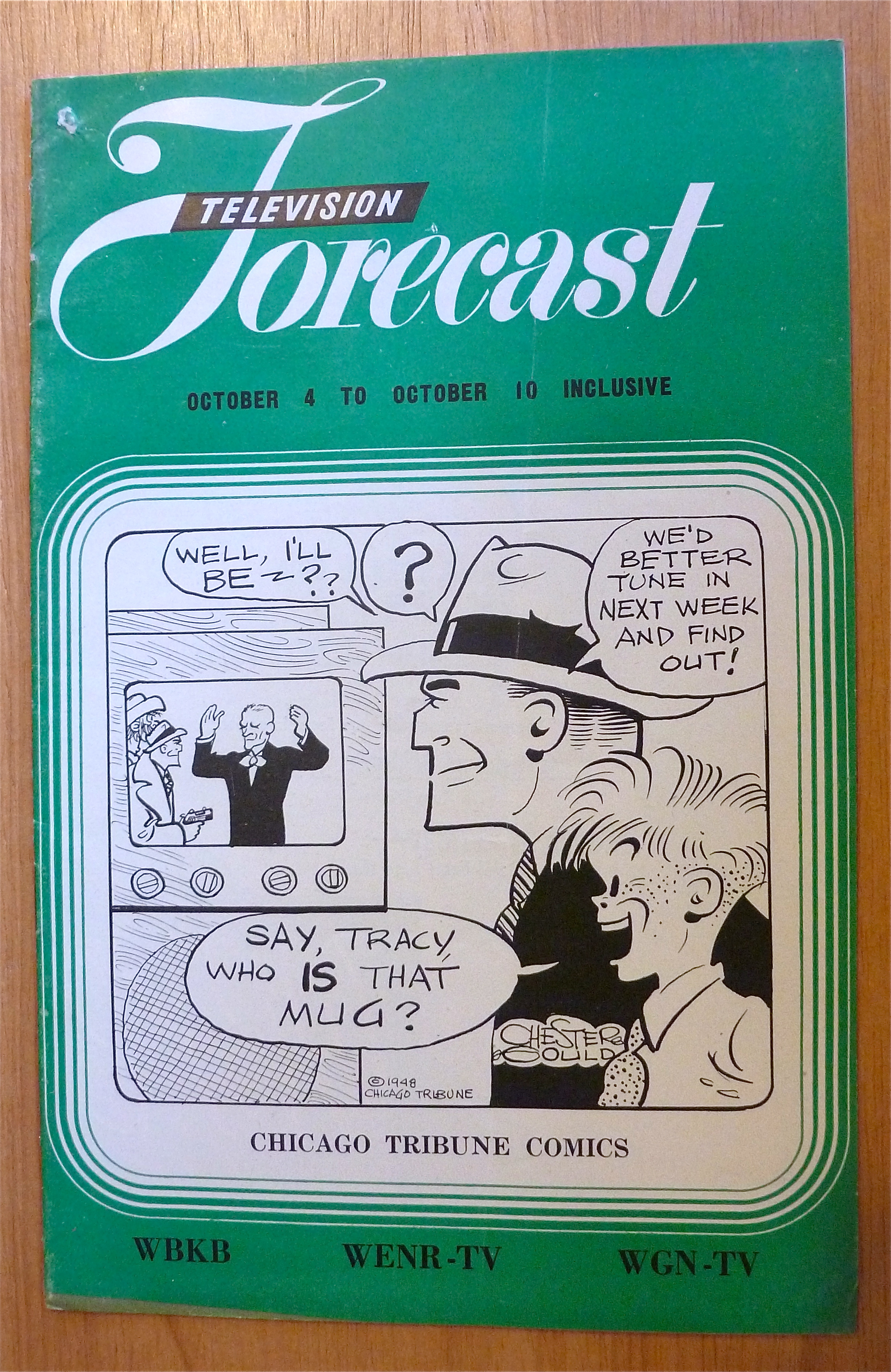 1948 Chicago Television Forecast Vol.1-#22 Dick Tracy