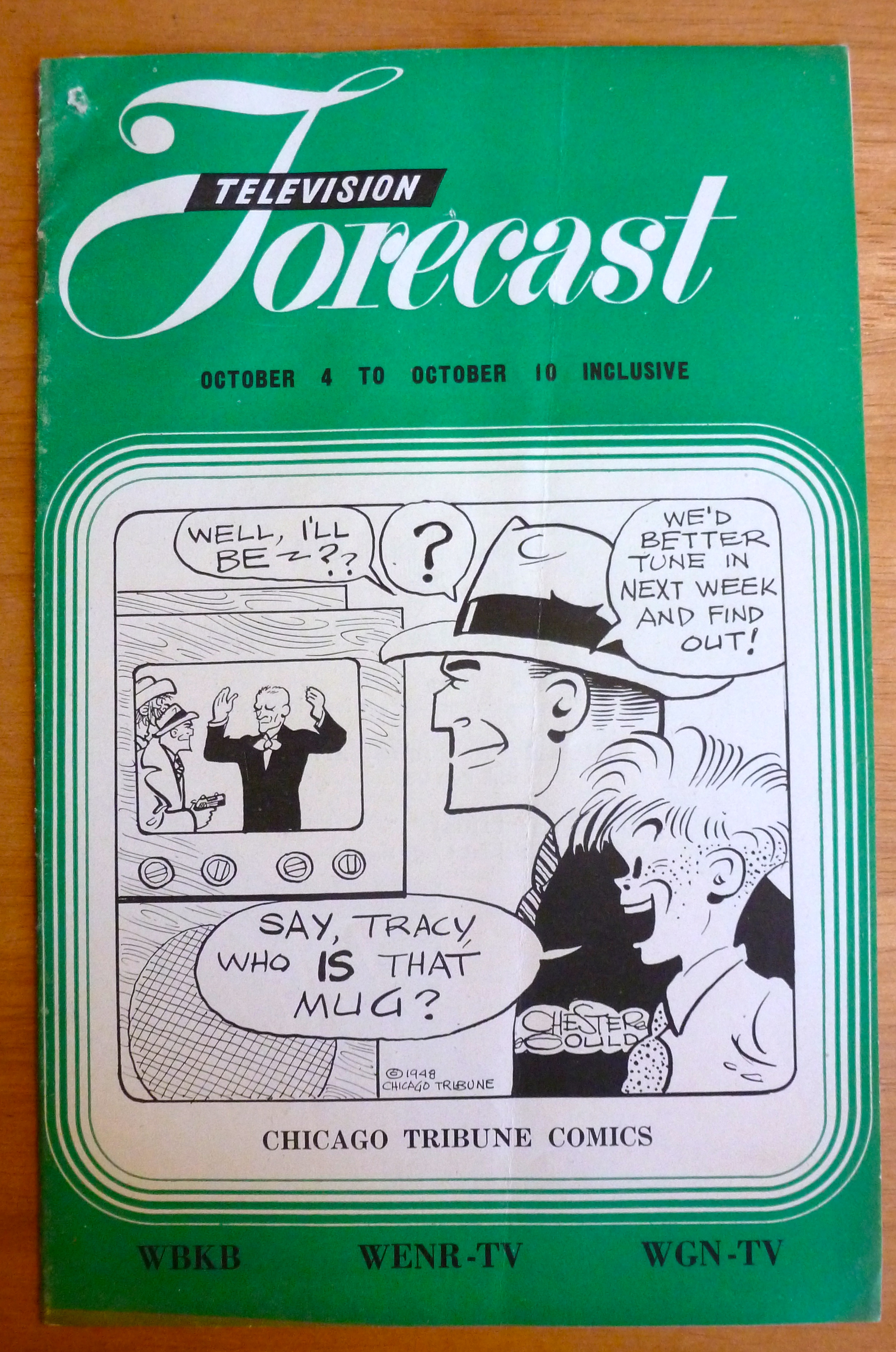 1948 Chicago Television Forecast Vol.1-#22 Dick Tracy