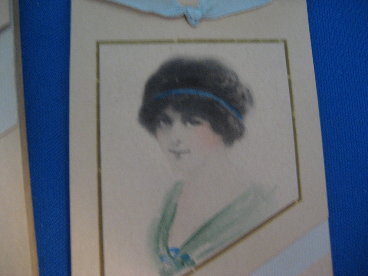 Lily Auction Hand Painted Bridge Set