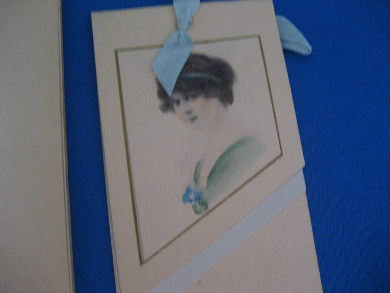 Lily Auction Hand Painted Bridge Set