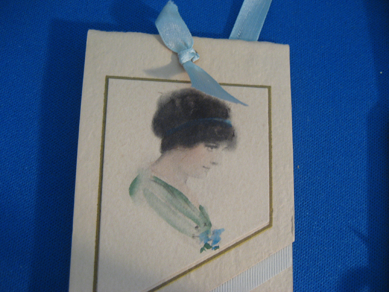 Lily Auction Hand Painted Bridge Set