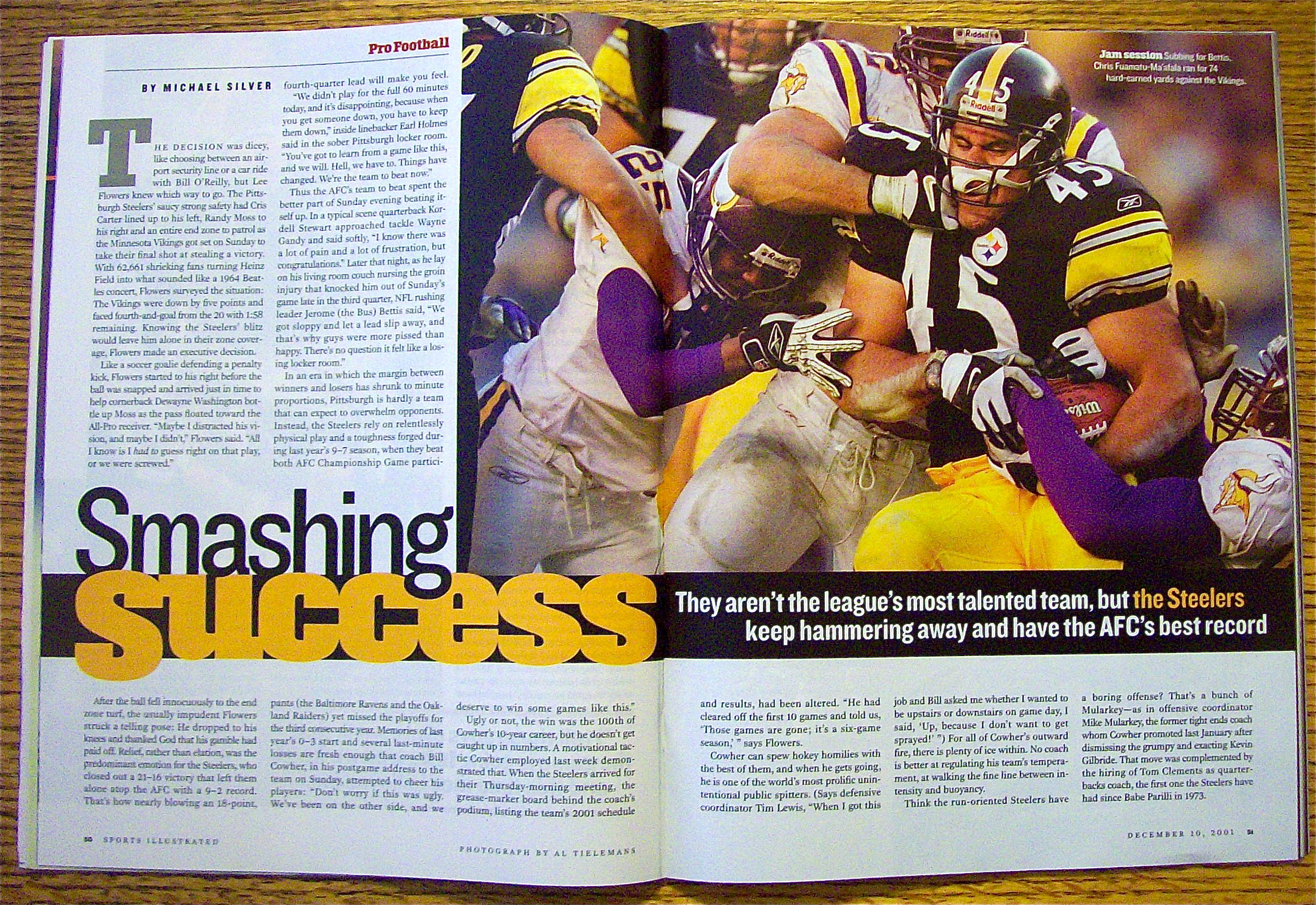 Sports Illustrated Magazine December 10, 2001 Kordell S