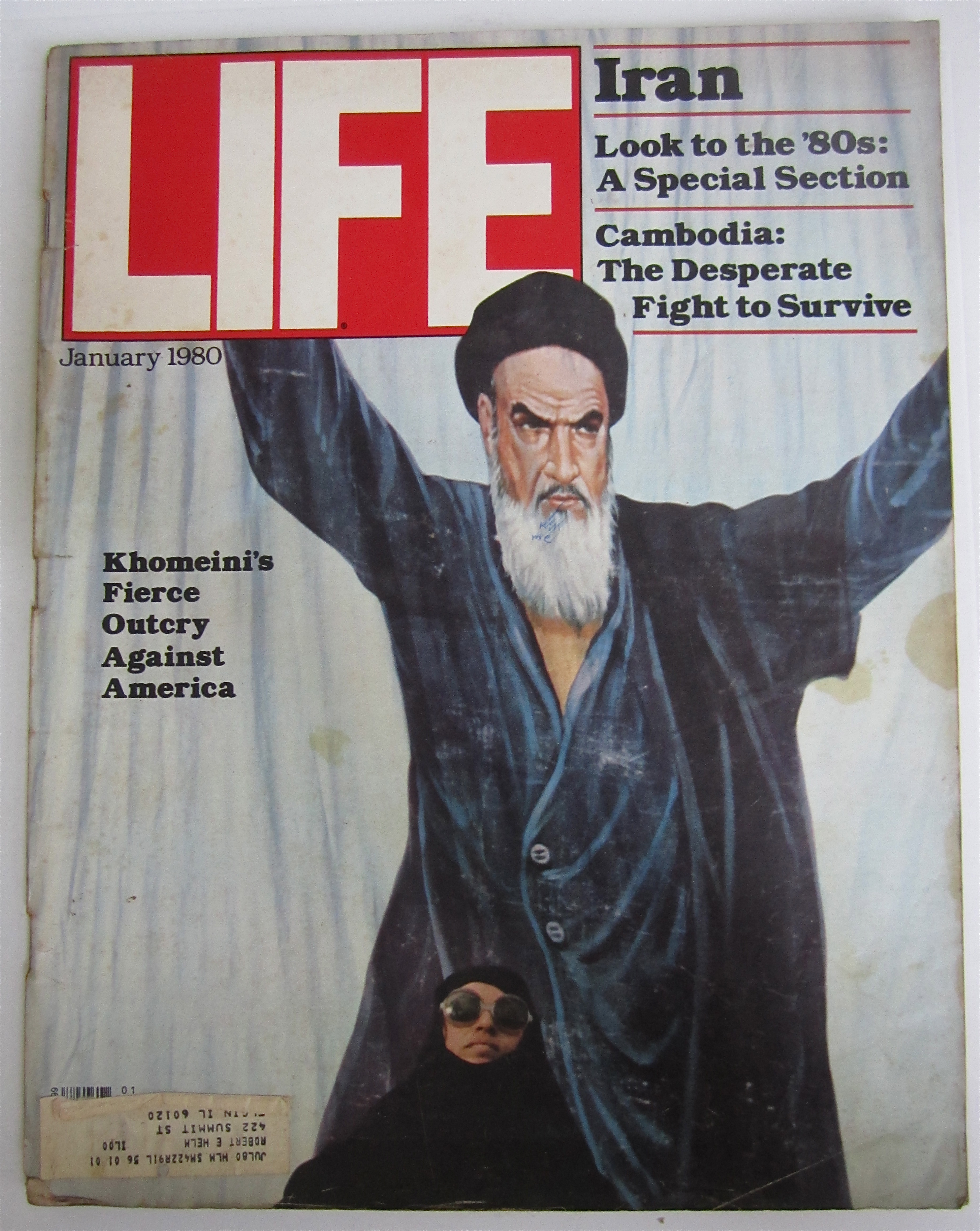 Life  Magazine January 1980 Khomeini's Fierce Outcry