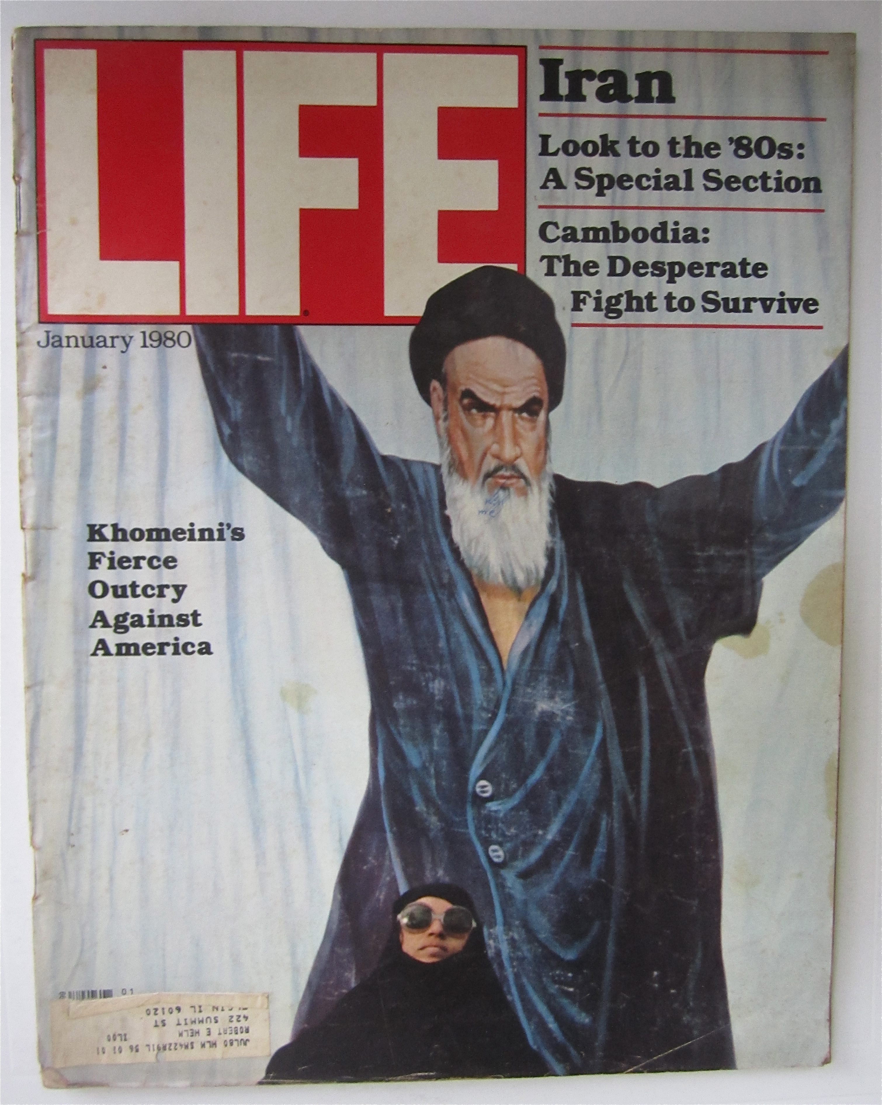 Life  Magazine January 1980 Khomeini's Fierce Outcry