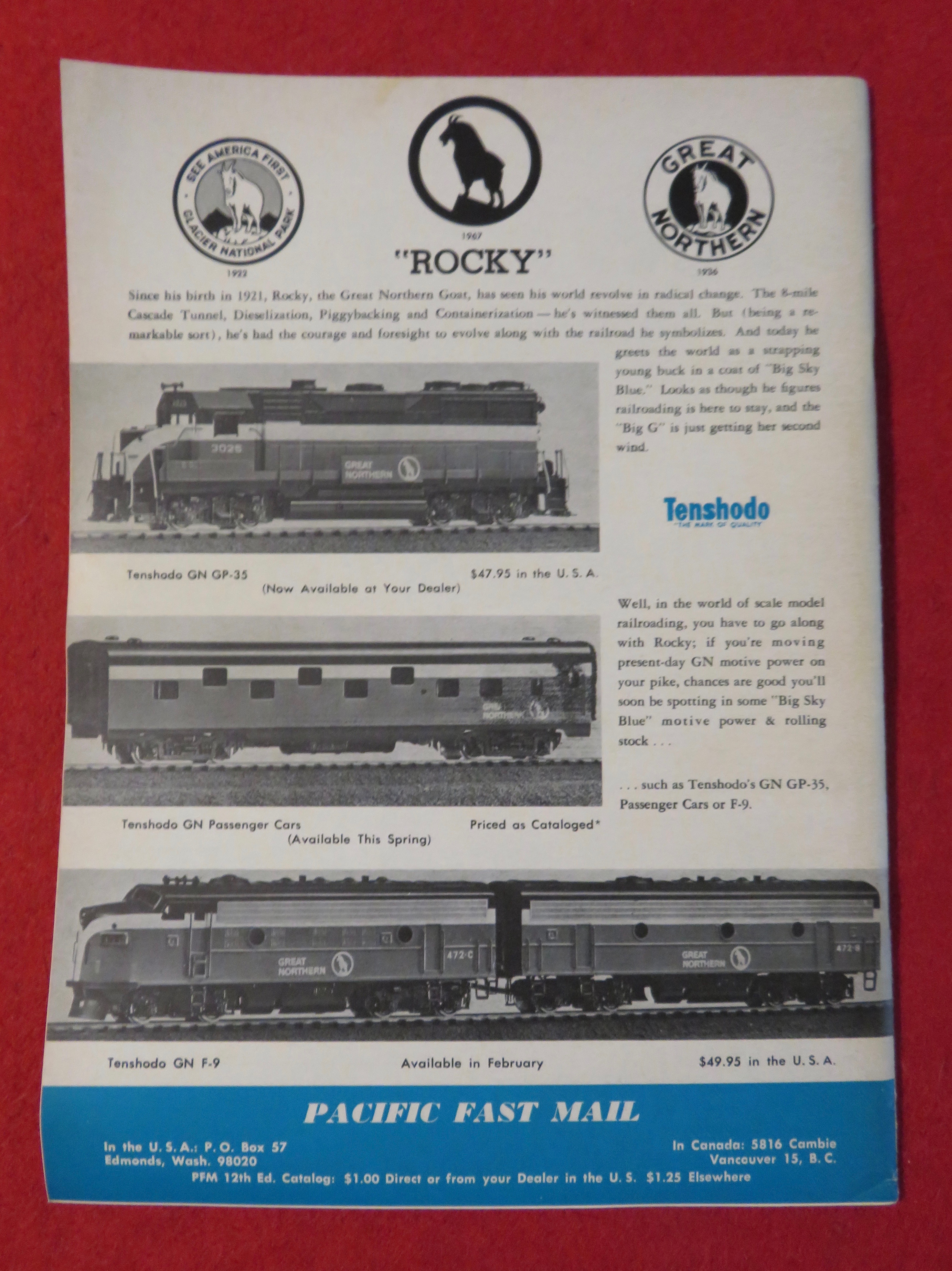 Model Railroader Magazine February 1968