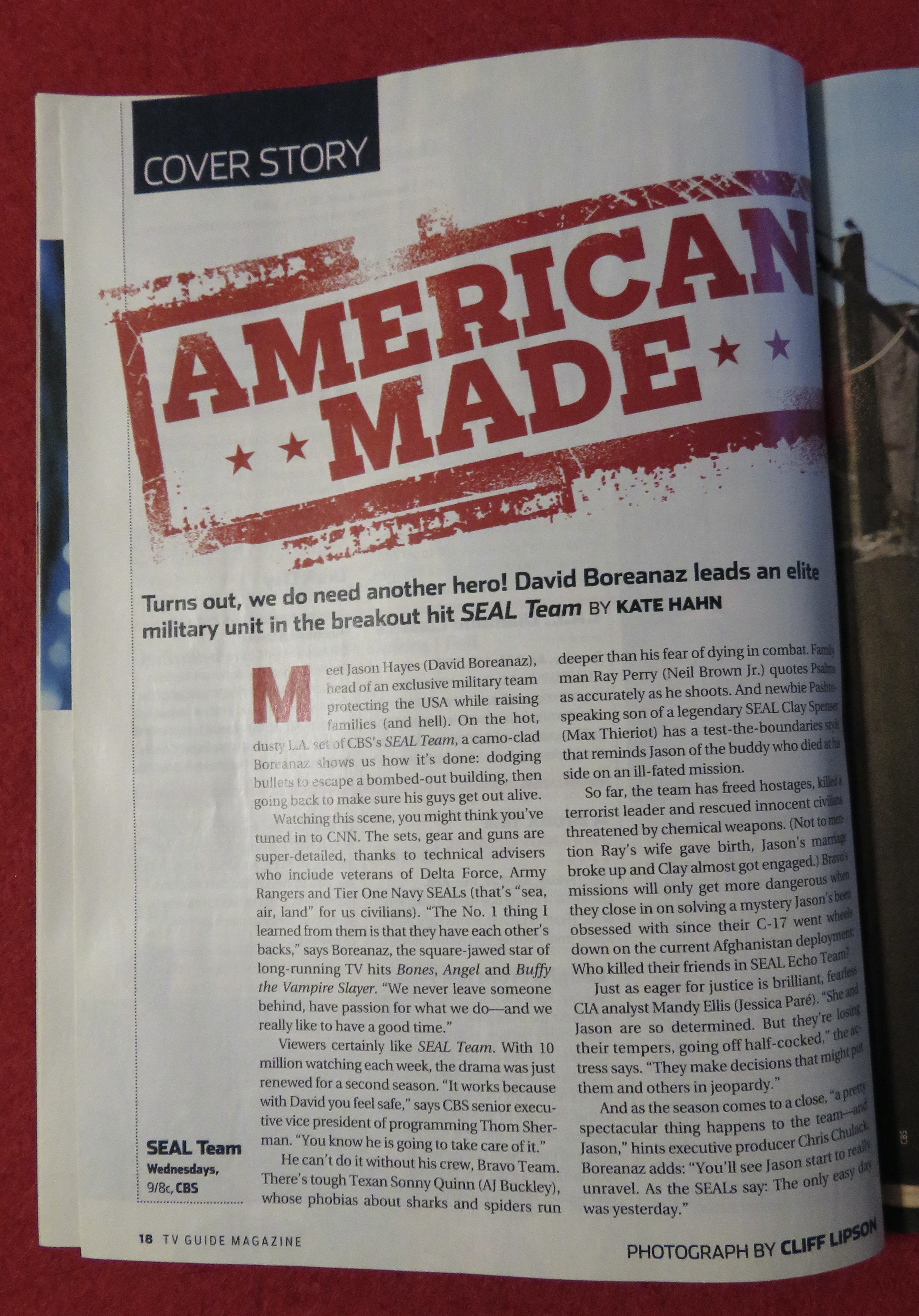 TV Guide April 16-29, 2018 Seal Team