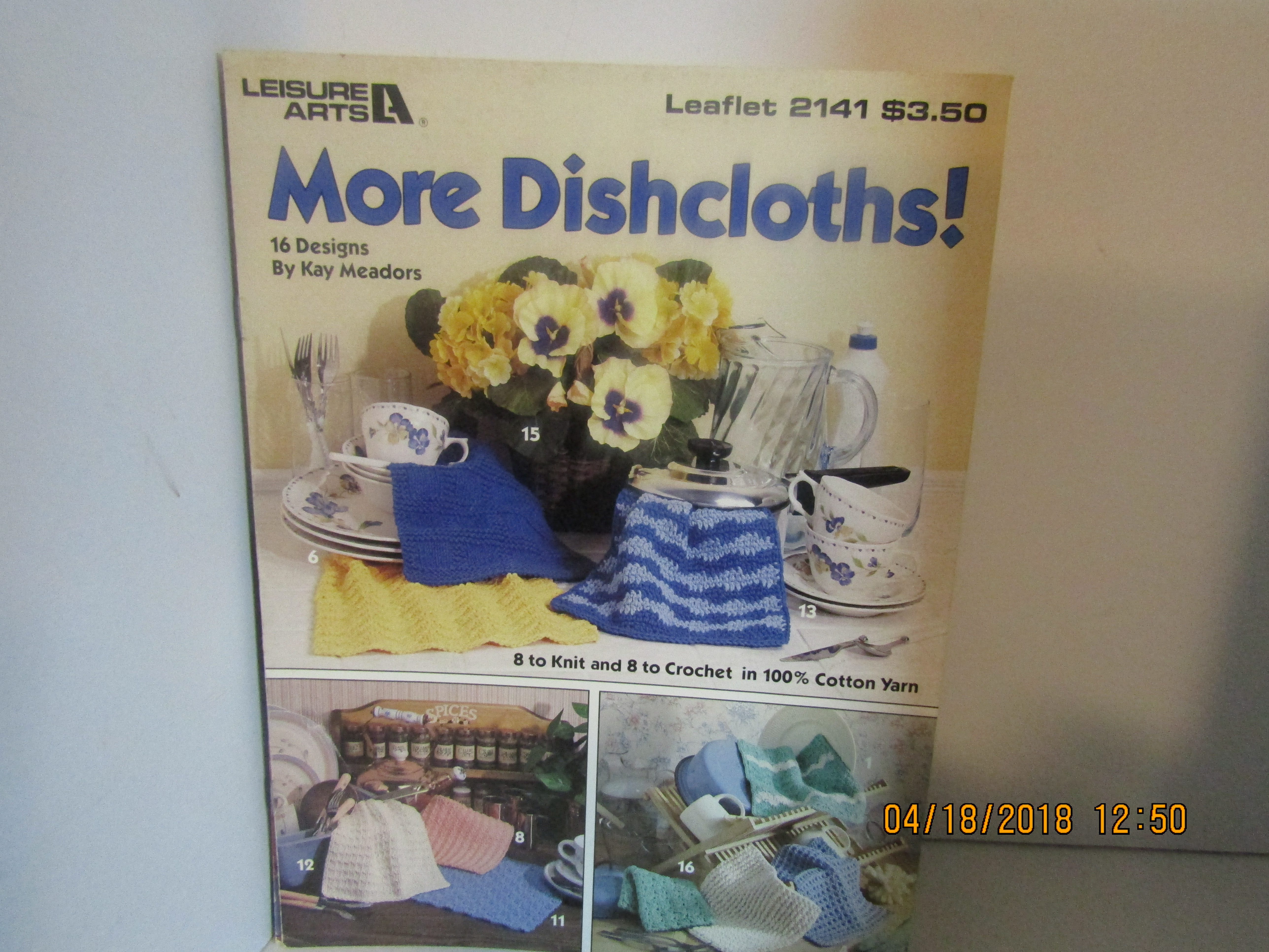 Leisure Arts More Dishcloths #2141