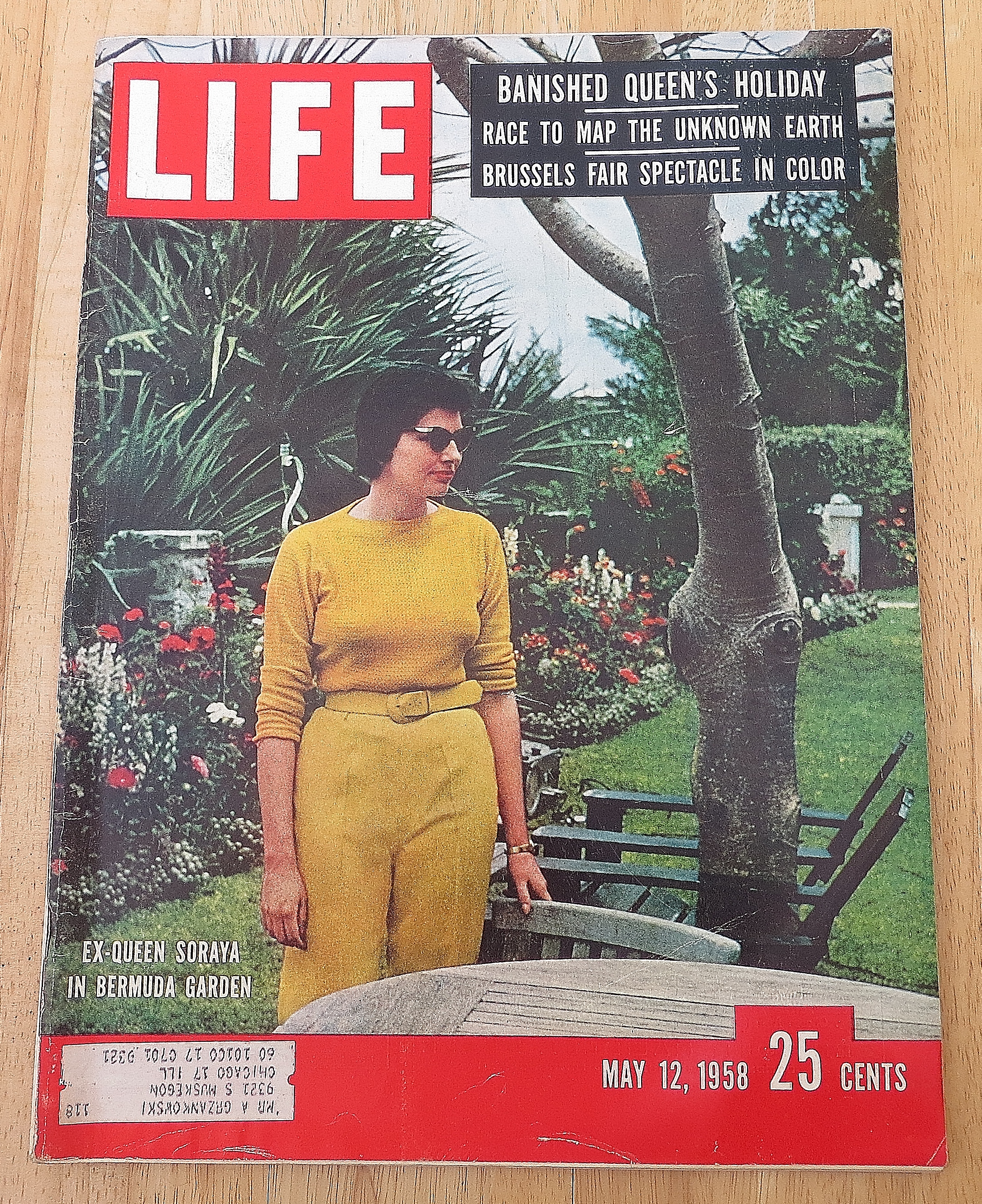 Life Magazine May 12, 1958 Ex Queen Soraya