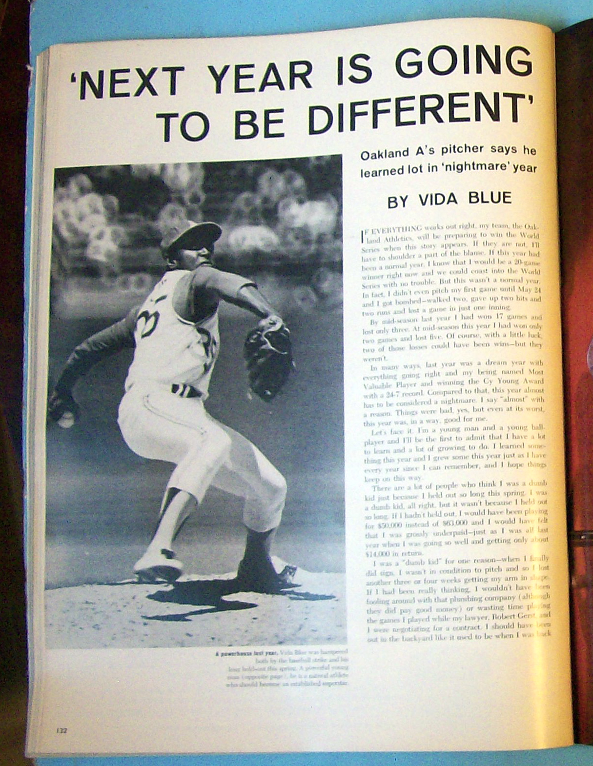 Ebony Magazine-October 1972-Baseball's Vida Blue