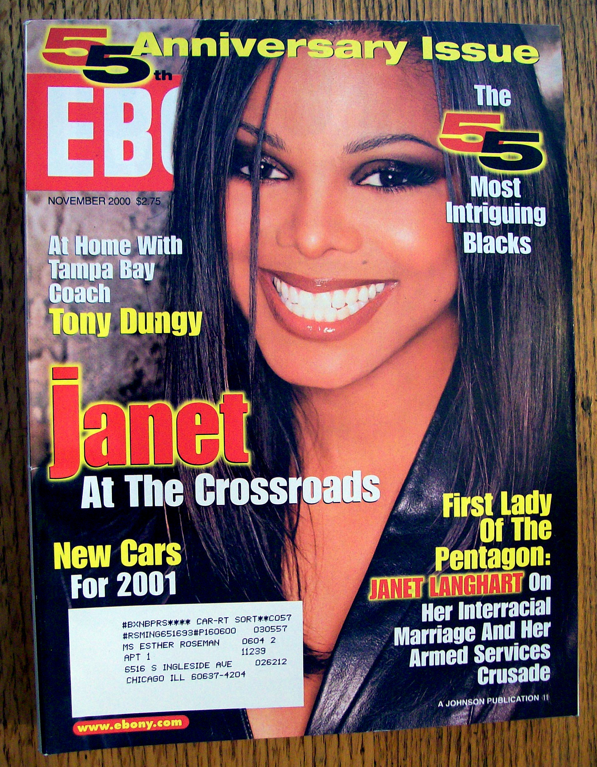 Ebony Magazine - November 2000 - Janet Jackson