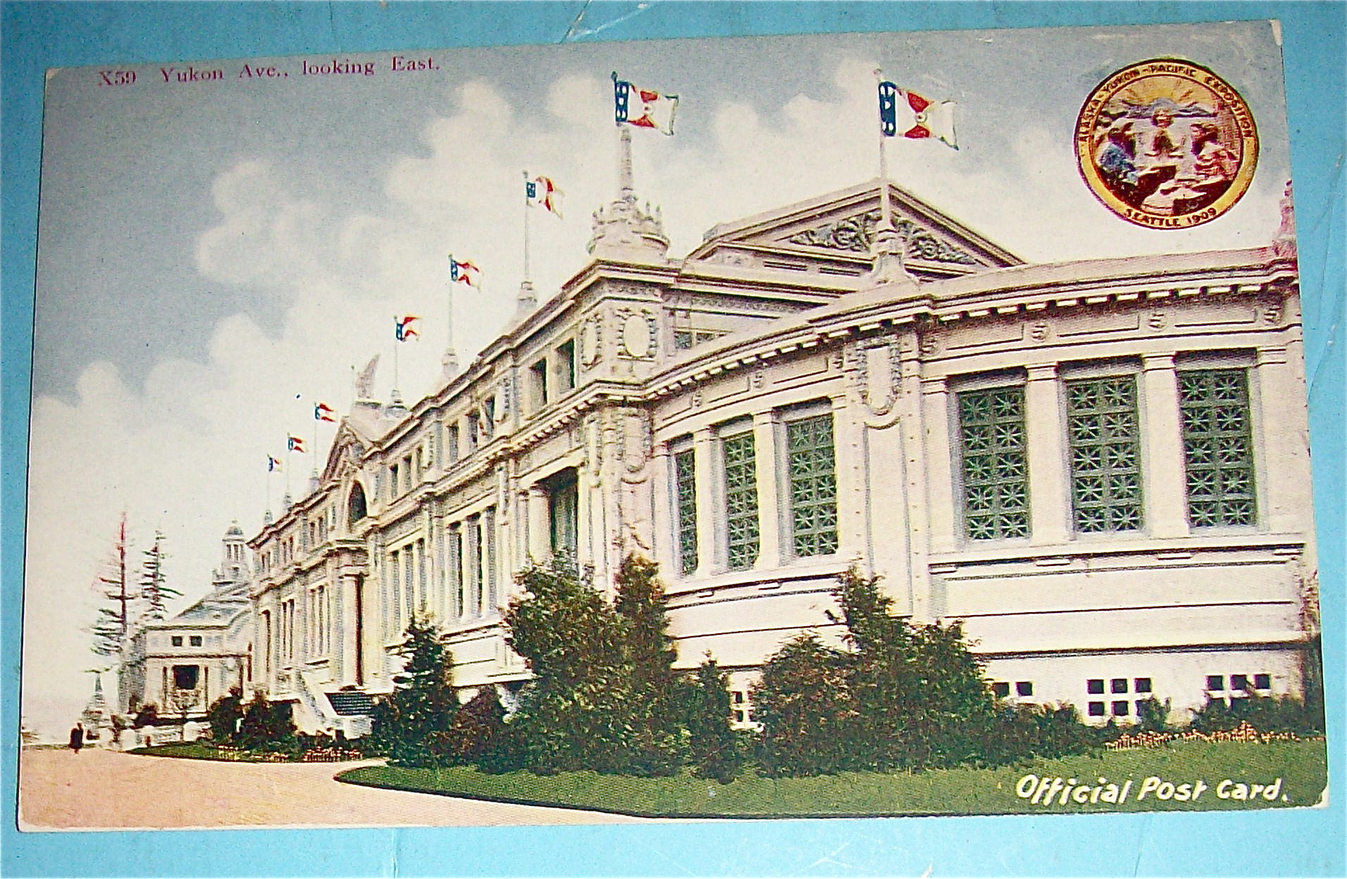 Yukon Avenue Looking East Postcard (Alaska Yukon Expo)