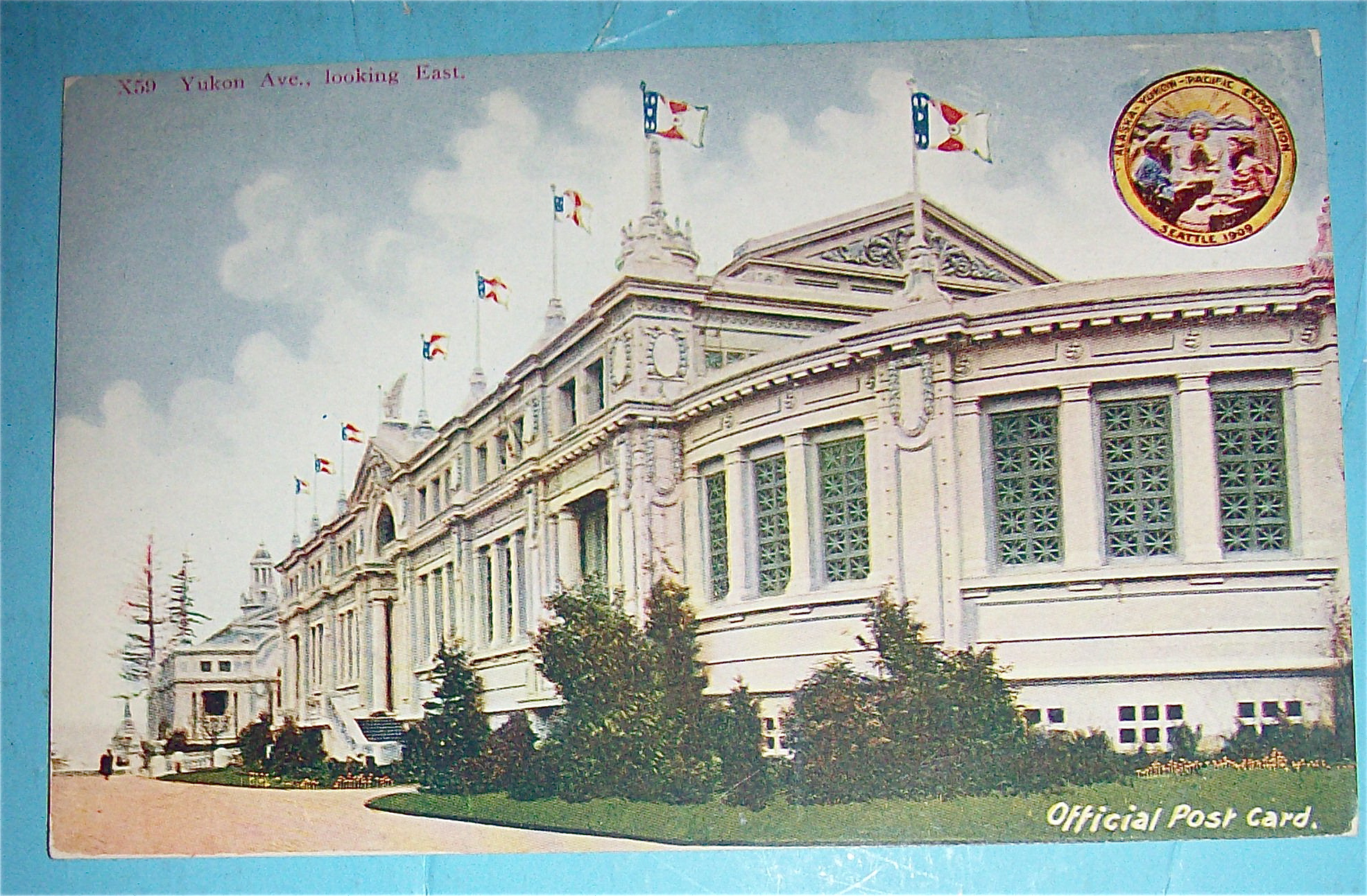 Yukon Avenue Looking East Postcard (Alaska Yukon Expo)