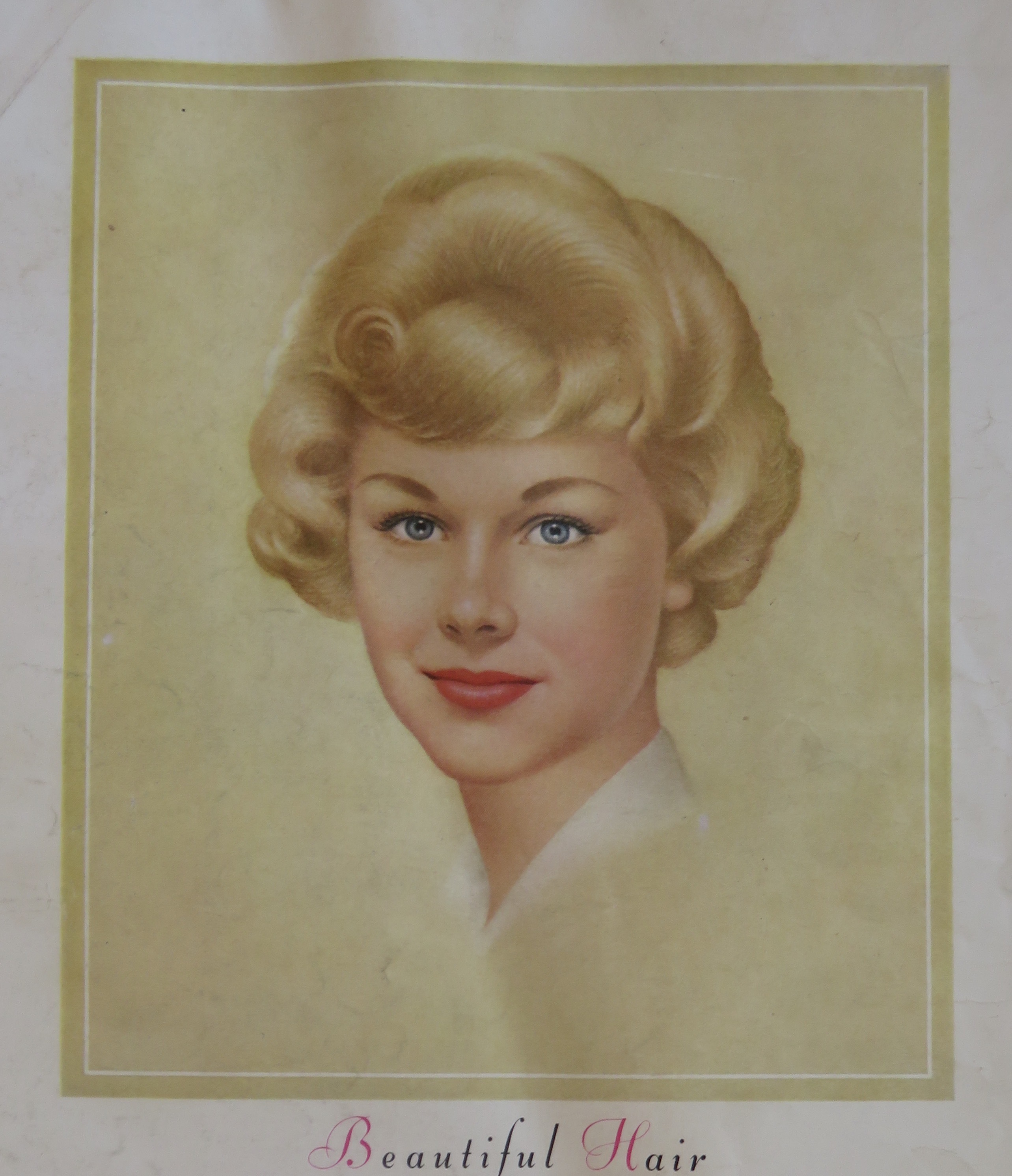 1961 Breck Shampoo with Lovely Breck Woman