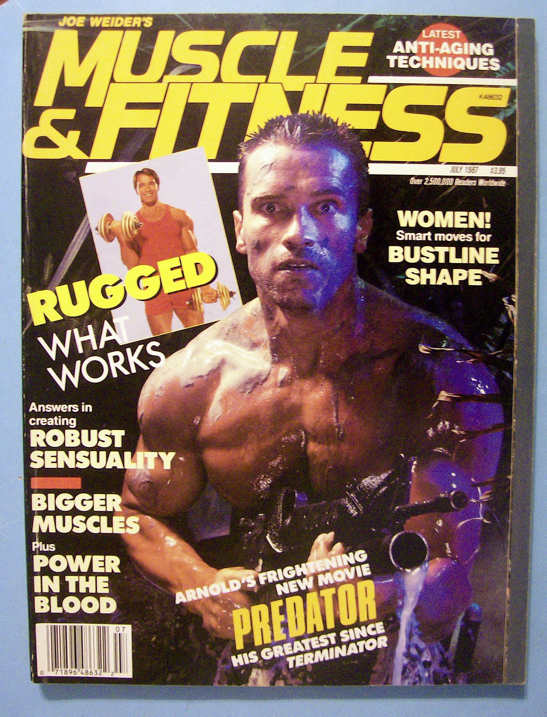 Weider Muscle & Fitness July 1987 Schwarzeneggger