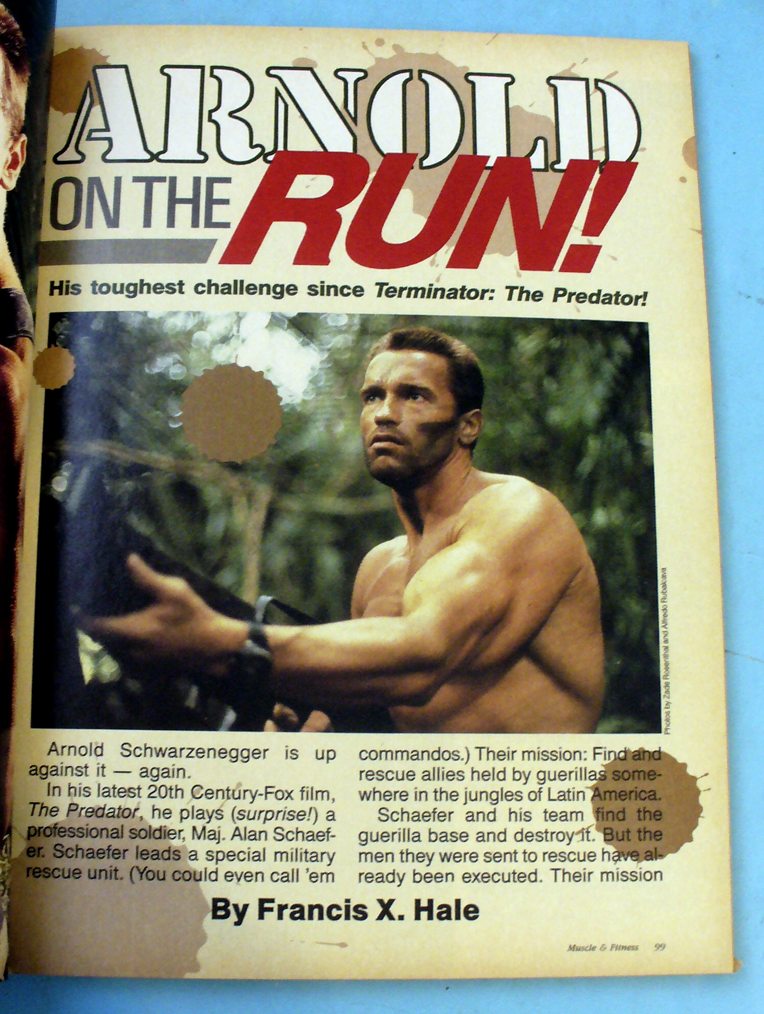Weider Muscle & Fitness July 1987 Schwarzeneggger