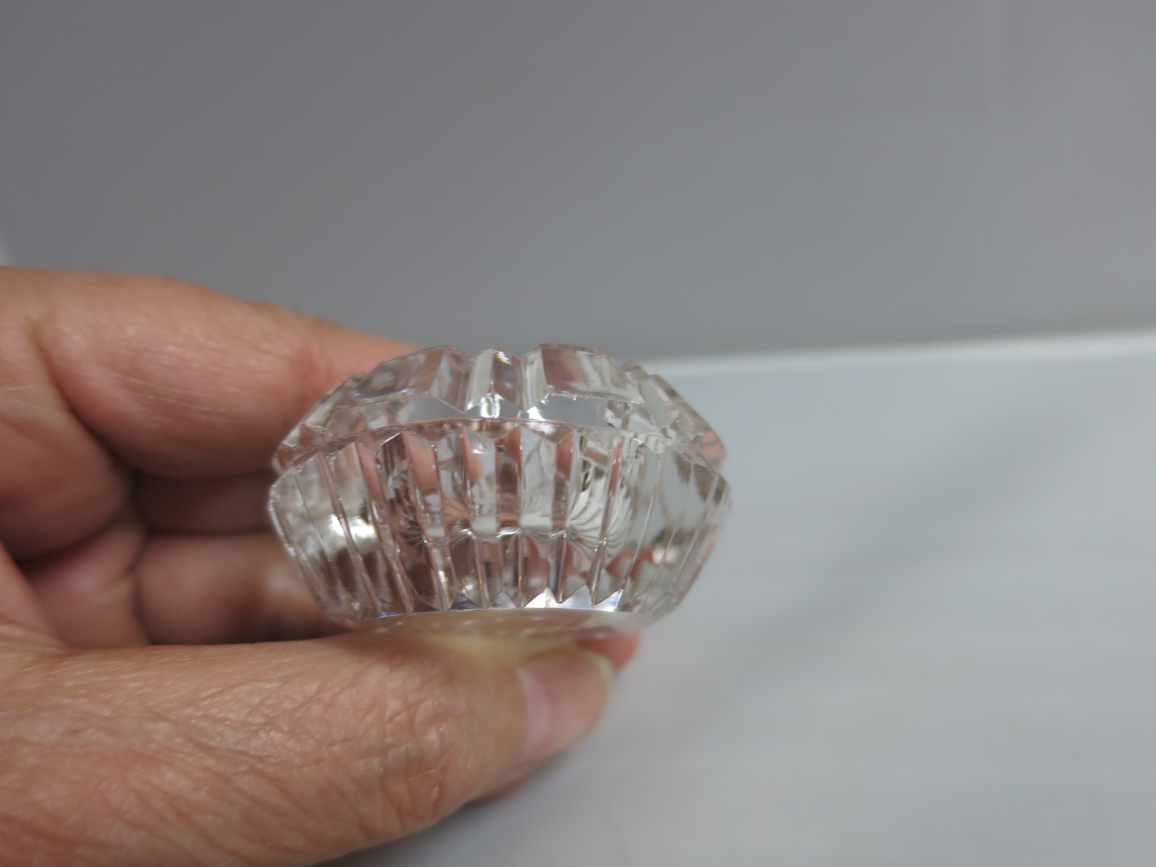 Cut Crystal Salt Cellar